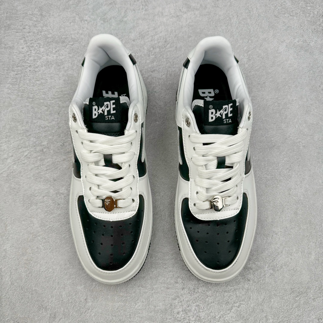 图片[2]-＃C版纯原 Bape Sta To Low 明星同款 猿人头经典漆皮低帮运动休闲板鞋 全套原纸板楦头开发 确保原汁原味 市场最完美低趴版型 一比一鞋头弧度高度鞋身弧度 外贸平台指定订单 匠心打造 开发时长超过半年 独家私模磨具冲刀加持 原厂特供皮料光泽色卡零偏差 内里均采用市场最好的超软原厂填充棉 原数据进口机台高频印压LOGO 最高QC检验标准 控制溢胶瑕疵 深浅定位均保持zp一致 中底嵌入Ortholite缓震材质 全套原包装 包含猿人logo 定制防尘袋 尺码：36 36.5 37 38 38.5 40 40.5 41 42 42.5 43 44 44.5 45 46-选品中心