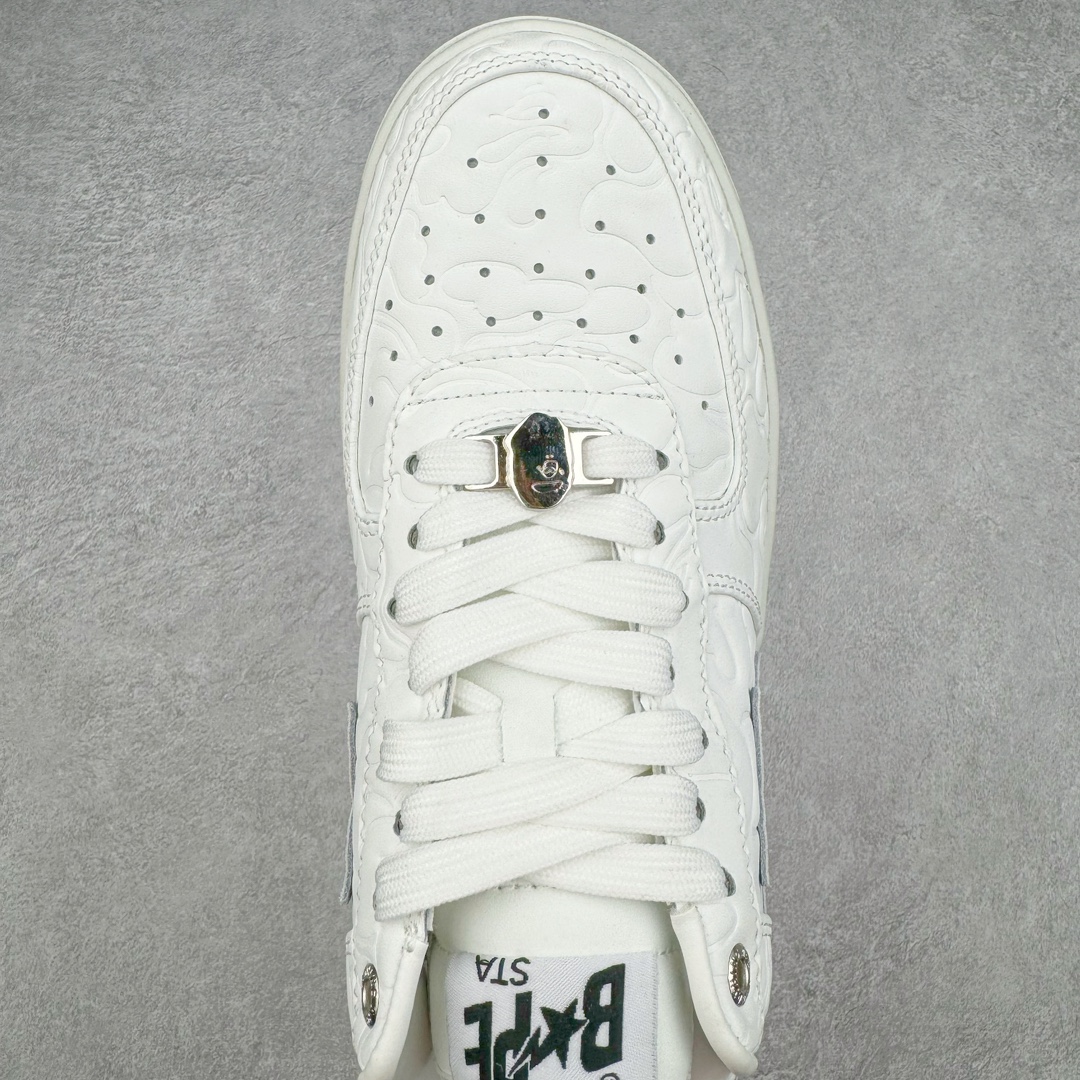 图片[4]-＃C版纯原 Bape Sta To Low 明星同款 猿人头经典漆皮低帮运动休闲板鞋 全套原纸板楦头开发 确保原汁原味 市场最完美低趴版型 一比一鞋头弧度高度鞋身弧度 外贸平台指定订单 匠心打造 开发时长超过半年 独家私模磨具冲刀加持 原厂特供皮料光泽色卡零偏差 内里均采用市场最好的超软原厂填充棉 原数据进口机台高频印压LOGO 最高QC检验标准 控制溢胶瑕疵 深浅定位均保持zp一致 中底嵌入Ortholite缓震材质 全套原包装 包含猿人logo 定制防尘袋 尺码：36 36.5 37 38 38.5 40 40.5 41 42 42.5 43 44 44.5 45 46-选品中心