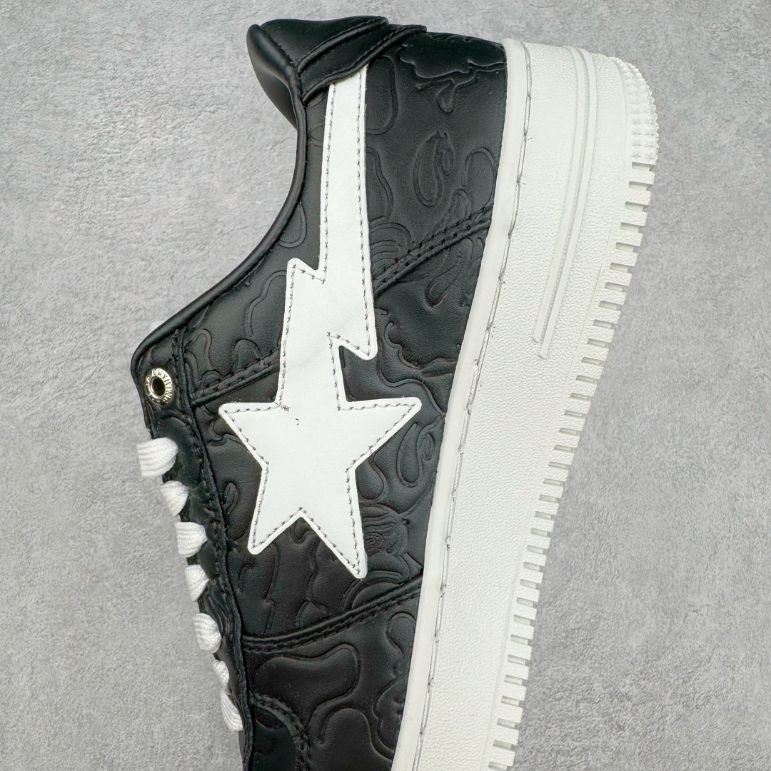 图片[7]-＃C版纯原 Bape Sta To Low 明星同款 猿人头经典漆皮低帮运动休闲板鞋 全套原纸板楦头开发 确保原汁原味 市场最完美低趴版型 一比一鞋头弧度高度鞋身弧度 外贸平台指定订单 匠心打造 开发时长超过半年 独家私模磨具冲刀加持 原厂特供皮料光泽色卡零偏差 内里均采用市场最好的超软原厂填充棉 原数据进口机台高频印压LOGO 最高QC检验标准 控制溢胶瑕疵 深浅定位均保持zp一致 中底嵌入Ortholite缓震材质 全套原包装 包含猿人logo 定制防尘袋 尺码：36 36.5 37 38 38.5 40 40.5 41 42 42.5 43 44 44.5 45 46-选品中心