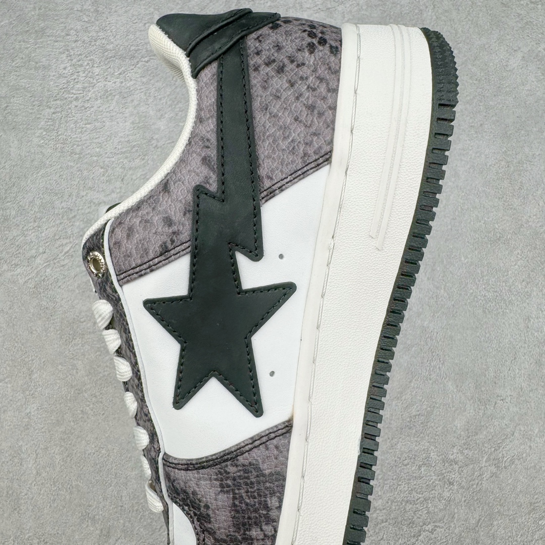 图片[7]-＃C版纯原 Bape Sta To Low 明星同款 猿人头经典漆皮低帮运动休闲板鞋 全套原纸板楦头开发 确保原汁原味 市场最完美低趴版型 一比一鞋头弧度高度鞋身弧度 外贸平台指定订单 匠心打造 开发时长超过半年 独家私模磨具冲刀加持 原厂特供皮料光泽色卡零偏差 内里均采用市场最好的超软原厂填充棉 原数据进口机台高频印压LOGO 最高QC检验标准 控制溢胶瑕疵 深浅定位均保持zp一致 中底嵌入Ortholite缓震材质 全套原包装 包含猿人logo 定制防尘袋 尺码：36 36.5 37 38 38.5 40 40.5 41 42 42.5 43 44 44.5 45 46-选品中心