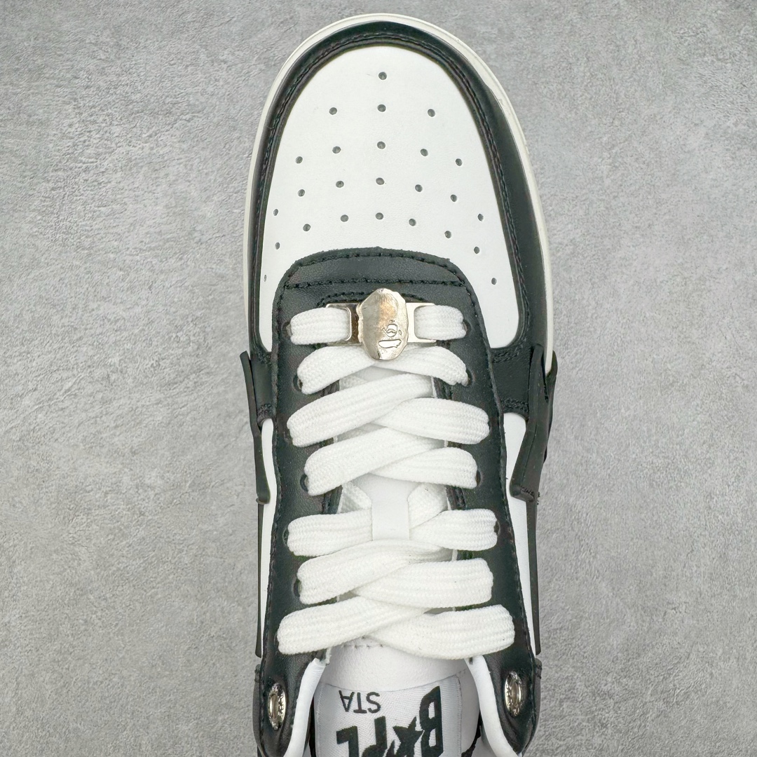 图片[4]-＃C版纯原 Bape Sta To Low 明星同款 猿人头经典漆皮低帮运动休闲板鞋 全套原纸板楦头开发 确保原汁原味 市场最完美低趴版型 一比一鞋头弧度高度鞋身弧度 外贸平台指定订单 匠心打造 开发时长超过半年 独家私模磨具冲刀加持 原厂特供皮料光泽色卡零偏差 内里均采用市场最好的超软原厂填充棉 原数据进口机台高频印压LOGO 最高QC检验标准 控制溢胶瑕疵 深浅定位均保持zp一致 中底嵌入Ortholite缓震材质 全套原包装 包含猿人logo 定制防尘袋 尺码：36 36.5 37 38 38.5 40 40.5 41 42 42.5 43 44 44.5 45 46-选品中心