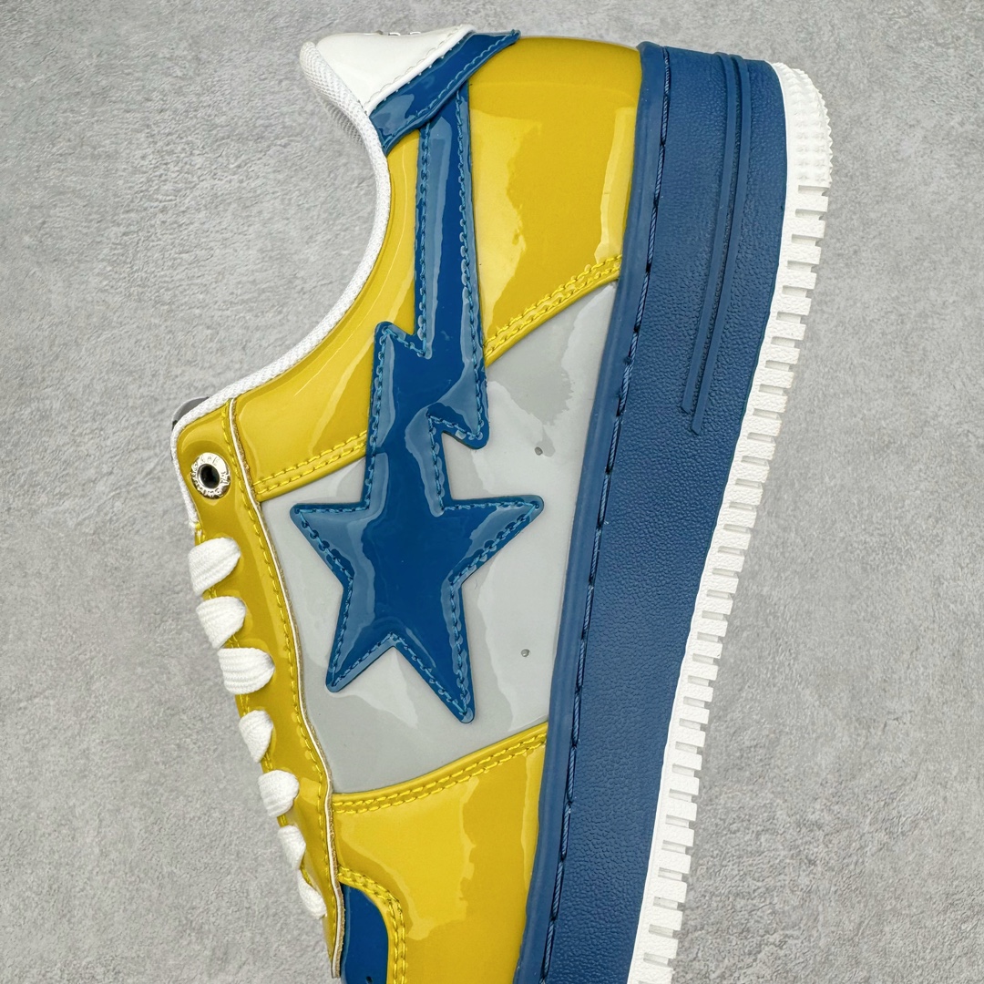 图片[7]-＃C版纯原 Bape Sta To Low 明星同款 猿人头经典漆皮低帮运动休闲板鞋 全套原纸板楦头开发 确保原汁原味 市场最完美低趴版型 一比一鞋头弧度高度鞋身弧度 外贸平台指定订单 匠心打造 开发时长超过半年 独家私模磨具冲刀加持 原厂特供皮料光泽色卡零偏差 内里均采用市场最好的超软原厂填充棉 原数据进口机台高频印压LOGO 最高QC检验标准 控制溢胶瑕疵 深浅定位均保持zp一致 中底嵌入Ortholite缓震材质 全套原包装 包含猿人logo 定制防尘袋 尺码：36 36.5 37 38 38.5 40 40.5 41 42 42.5 43 44 44.5 45 46-选品中心