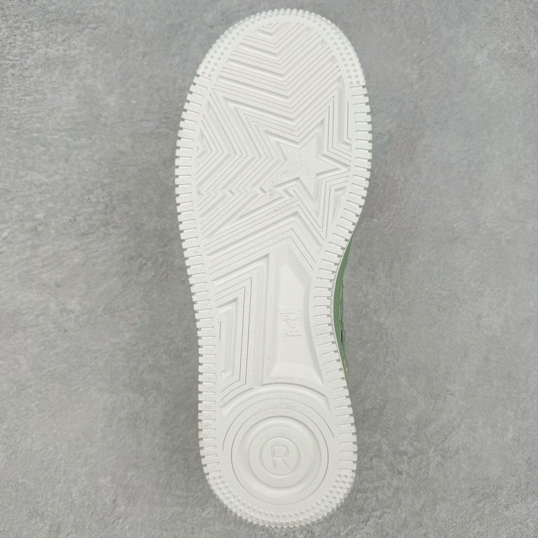 图片[9]-＃C版纯原 Bape Sta To Low 明星同款 猿人头经典漆皮低帮运动休闲板鞋 全套原纸板楦头开发 确保原汁原味 市场最完美低趴版型 一比一鞋头弧度高度鞋身弧度 外贸平台指定订单 匠心打造 开发时长超过半年 独家私模磨具冲刀加持 原厂特供皮料光泽色卡零偏差 内里均采用市场最好的超软原厂填充棉 原数据进口机台高频印压LOGO 最高QC检验标准 控制溢胶瑕疵 深浅定位均保持zp一致 中底嵌入Ortholite缓震材质 全套原包装 包含猿人logo 定制防尘袋 尺码：36 36.5 37 38 38.5 40 40.5 41 42 42.5 43 44 44.5 45 46-选品中心