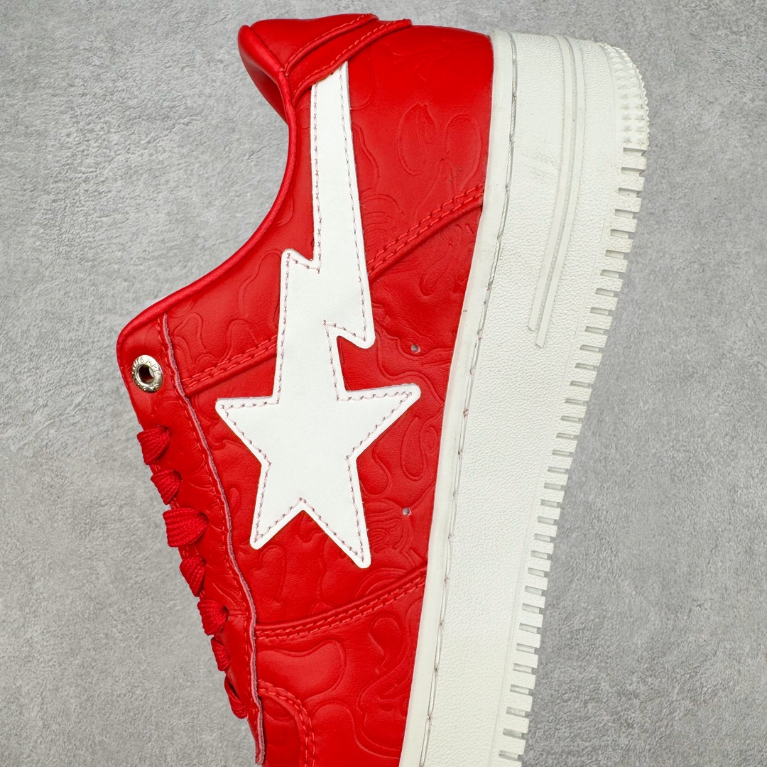 图片[7]-＃C版纯原 Bape Sta To Low 明星同款 猿人头经典漆皮低帮运动休闲板鞋 全套原纸板楦头开发 确保原汁原味 市场最完美低趴版型 一比一鞋头弧度高度鞋身弧度 外贸平台指定订单 匠心打造 开发时长超过半年 独家私模磨具冲刀加持 原厂特供皮料光泽色卡零偏差 内里均采用市场最好的超软原厂填充棉 原数据进口机台高频印压LOGO 最高QC检验标准 控制溢胶瑕疵 深浅定位均保持zp一致 中底嵌入Ortholite缓震材质 全套原包装 包含猿人logo 定制防尘袋 尺码：36 36.5 37 38 38.5 40 40.5 41 42 42.5 43 44 44.5 45 46-选品中心