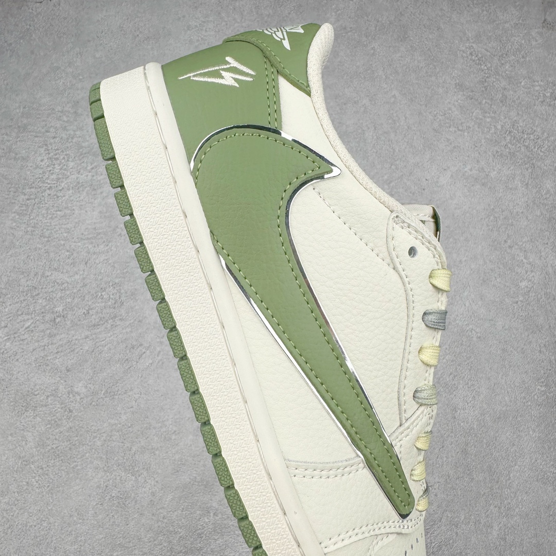 图片[6]-TS x Air Jordan AJ1 Low 倒钩低帮联名定制配色 DM7866-019 原厂内置气垫魔块 A模大底 头层小牛皮 鞋舌AJ原厂专用牛津布+AJ专用反口珍珠布+原厂无杂质高弹内里海棉+特殊封边弹力鞋带 尺码：36 36.5 37.5 38 38.5 39 40 40.5 41 42 42.5 43 44 44.5 45 46 47.5-选品中心