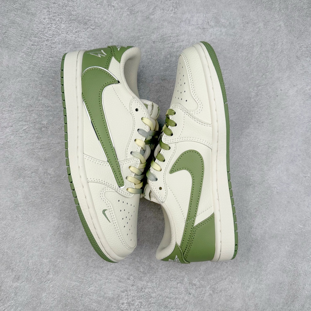 图片[3]-TS x Air Jordan AJ1 Low 倒钩低帮联名定制配色 DM7866-019 原厂内置气垫魔块 A模大底 头层小牛皮 鞋舌AJ原厂专用牛津布+AJ专用反口珍珠布+原厂无杂质高弹内里海棉+特殊封边弹力鞋带 尺码：36 36.5 37.5 38 38.5 39 40 40.5 41 42 42.5 43 44 44.5 45 46 47.5-选品中心