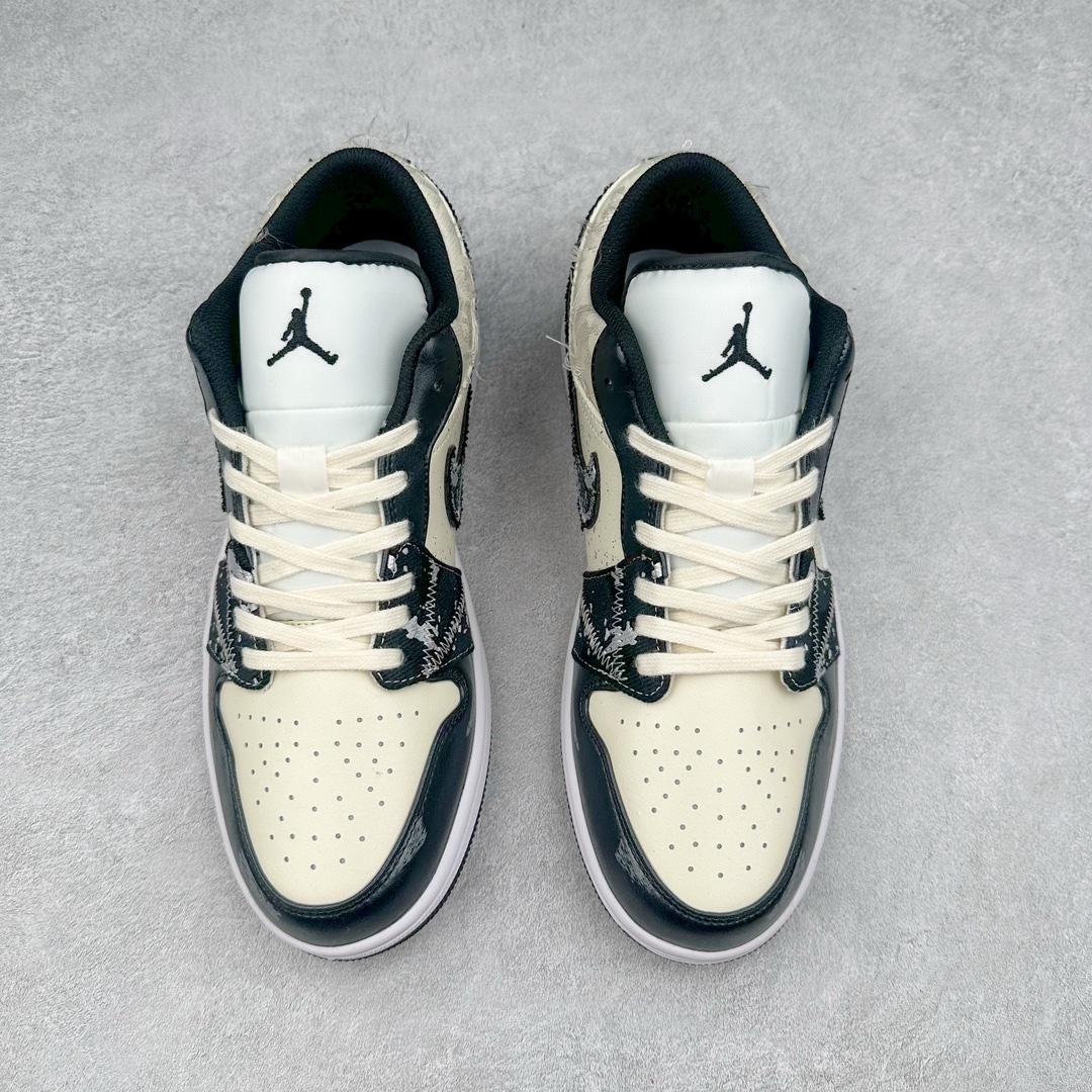 图片[2]-Air Jordan AJ1 Low 低帮系列定制配色 553558-132 原厂内置气垫魔块 A模大底 头层小牛皮 鞋舌AJ原厂专用牛津布+AJ专用反口珍珠布+原厂无杂质高弹内里海棉+特殊封边弹力鞋带 尺码：36 36.5 37.5 38 38.5 39 40 40.5 41 42 42.5 43 44 44.5 45 46-选品中心