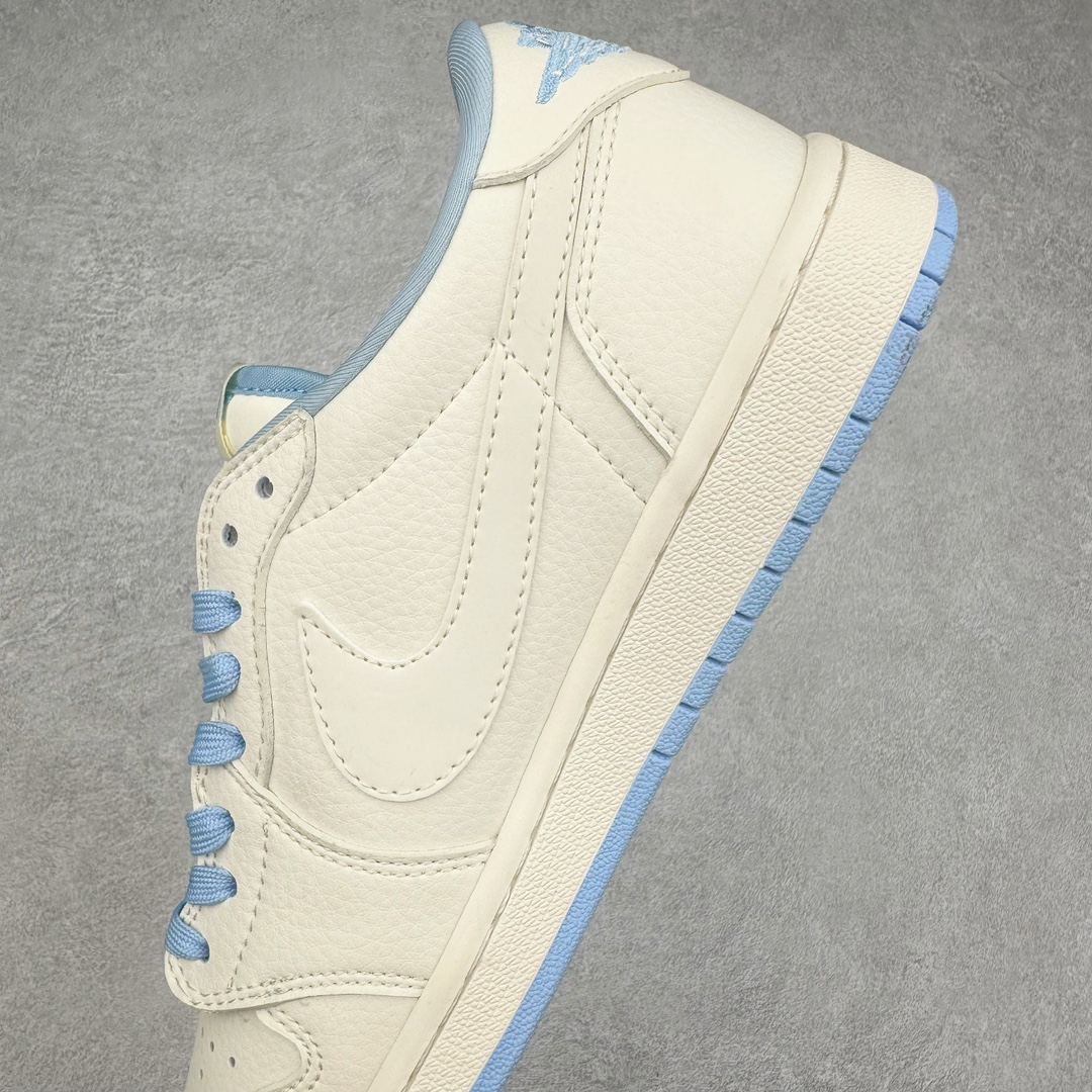 图片[7]-TS x Air Jordan AJ1 Low 倒钩低帮联名定制配色 DM6688-608 原厂内置气垫魔块 A模大底 头层小牛皮 鞋舌AJ原厂专用牛津布+AJ专用反口珍珠布+原厂无杂质高弹内里海棉+特殊封边弹力鞋带 尺码：36 36.5 37.5 38 38.5 39 40 40.5 41 42 42.5 43 44 44.5 45 46 47.5-选品中心