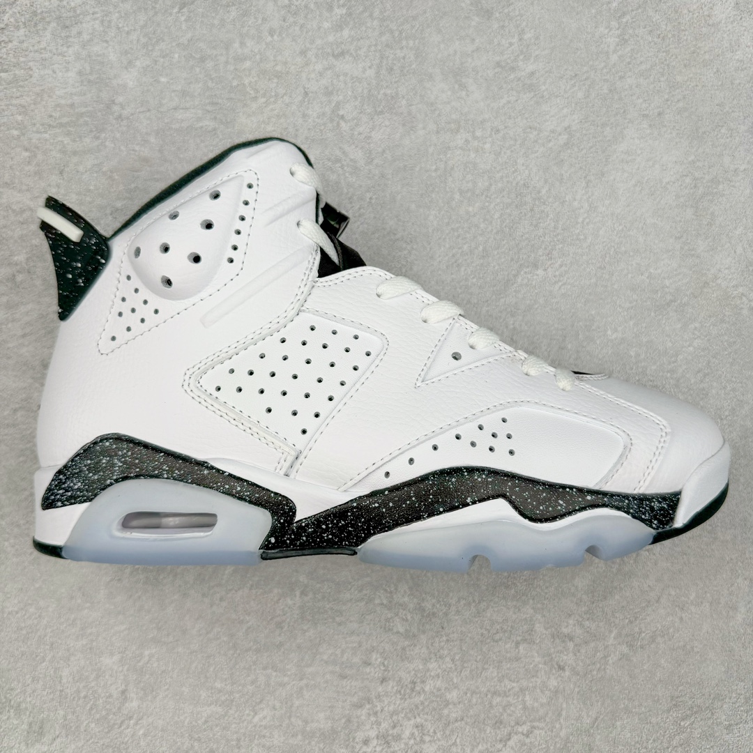 图片[5]-Air Jordan AJ6 Retro 市场中端王者 耗时半年巨作 全套原纸板楦头开发 确保原汁原味 完美呈现六代版型 一比一鞋头弧度高度鞋身弧度 此版本只针对中端市场 皮料材质有所更替 其他数据细节工艺流程均保持一致 定制优质皮料 完美鞋型匹配公司货 正确TPU鞋舌锁扣 最新原厂底模 大底卡色咬花完美 鞋柜必备鞋款 终端现货供应 尺码：40 40.5 41 42 42.5 43 44 44.5 45 46 47.5-选品中心