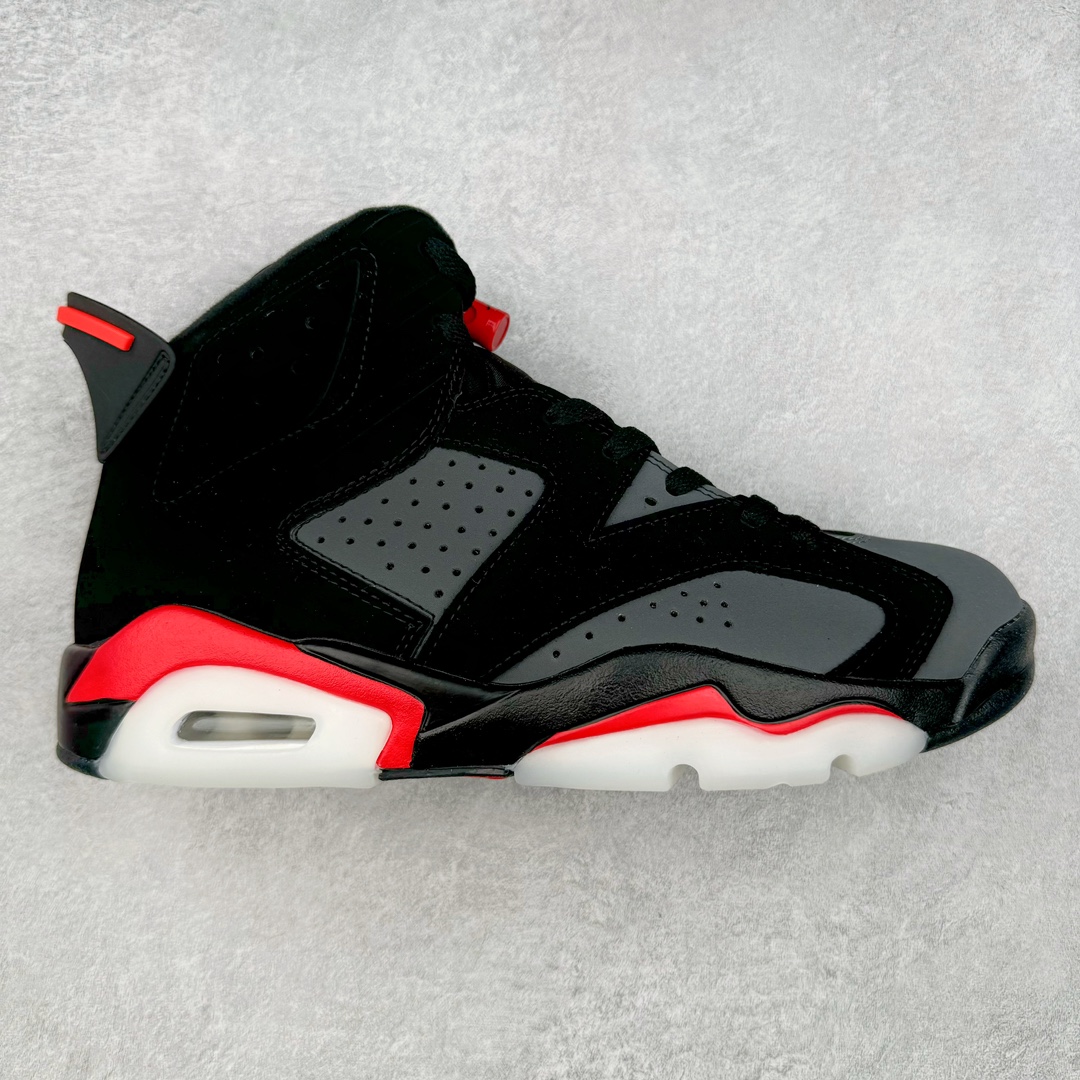 图片[7]-Air Jordan AJ6 Retro 市场中端王者 耗时半年巨作 全套原纸板楦头开发 确保原汁原味 完美呈现六代版型 一比一鞋头弧度高度鞋身弧度 此版本只针对中端市场 皮料材质有所更替 其他数据细节工艺流程均保持一致 定制优质皮料 完美鞋型匹配公司货 正确TPU鞋舌锁扣 最新原厂底模 大底卡色咬花完美 鞋柜必备鞋款 终端现货供应 尺码：40 40.5 41 42 42.5 43 44 44.5 45 46 47.5-选品中心