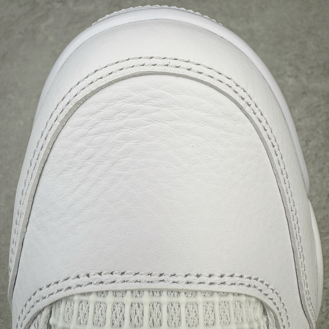 图片[10]-＃GX纯原福利 Air Jordan AJ4 Retro 白红 CT8527-112 圈内最强四代 独家外贸特供尺码含 45.5 49.5 50.5 耗时半年巨作 全套原纸板楦头开发 原厂特供皮料加持 确保原汁原味 完美呈现四代版型 一比一鞋头弧度高度鞋身弧度 数据细节工艺流程均保持原鞋一致 原厂TPU网格鞋带扣 正确内里网布 菱角分明不变形无多余毛边 柔软性质感一致于原鞋 市场唯一原厂鞋扣模具 背面可见隐藏注塑口 原厂织唛标 原厂飞人电绣工艺 尾指中部跳三针 独家绑鞋带手法 印刷中底布 四线拉帮 米色美纹纸贴合固定 进口港宝加持 后跟自然饱满 全鞋荧光划线卡点 追求极致完美 每一双都是工艺品 多重QC质检 超越公司货的品控标准 实实在在的免检产品 尺码：40 40.5 41 42 42.5 43 44 44.5 45 45.5 46 47.5 48.5 49.5 50.5-选品中心