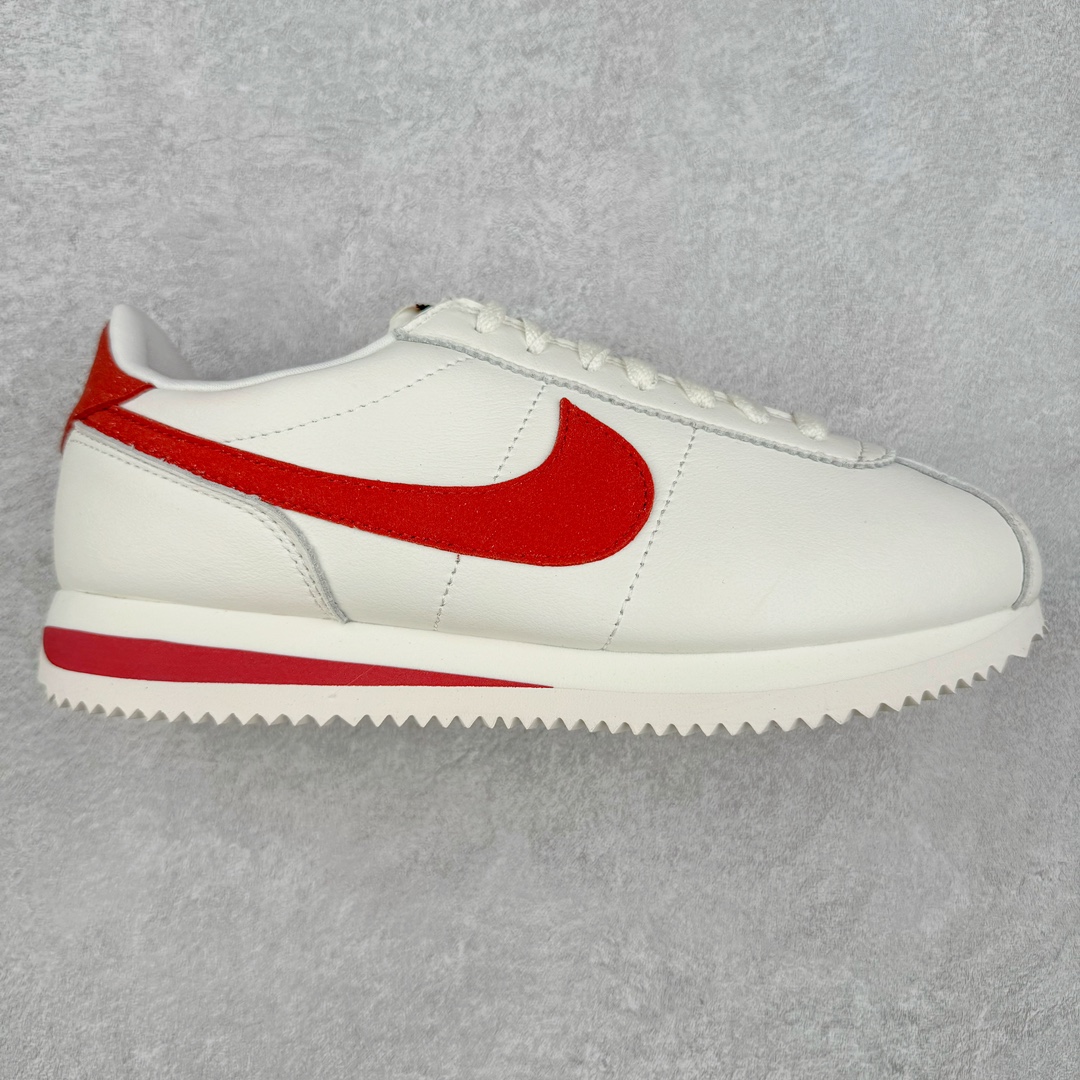 ＃JC纯原 NK Classic Cortez Leather 阿甘复古初代皮革慢跑鞋 FZ5167-133 实体平台指令订单 全套原纸板楦头开发 原厂数据大底磨具 一比一鞋头弧度高度鞋身弧度 细节品控鞋型随意对比 正确烫金高频细节 公司级标准检验QC 区分市面一切版本 完美复刻阿甘复古鞋型 尺码：35.5 36 36.5 37.5 38 38.5 39 40 40.5 41 42 42.5 43 44 45-选品中心