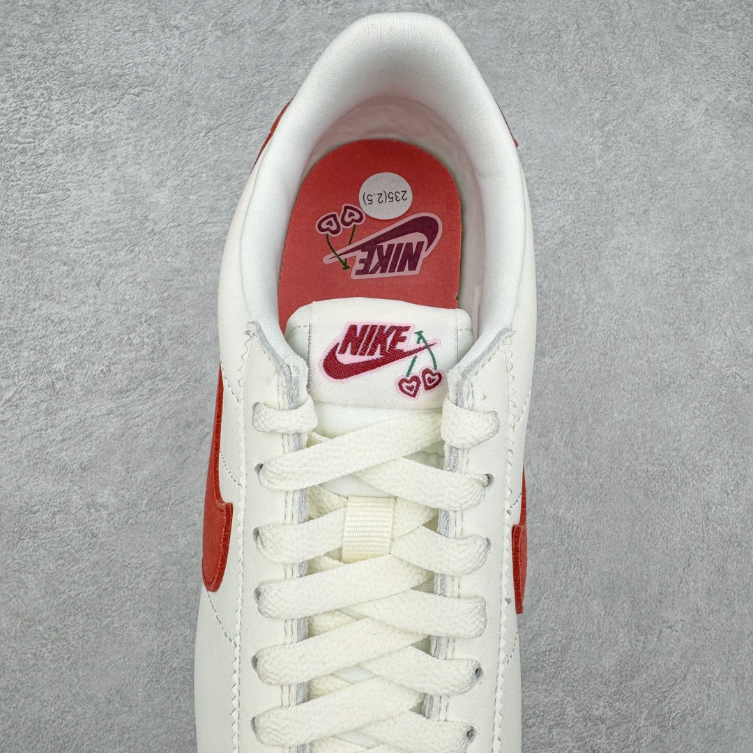 图片[5]-＃JC纯原 NK Classic Cortez Leather 阿甘复古初代皮革慢跑鞋 FZ5167-133 实体平台指令订单 全套原纸板楦头开发 原厂数据大底磨具 一比一鞋头弧度高度鞋身弧度 细节品控鞋型随意对比 正确烫金高频细节 公司级标准检验QC 区分市面一切版本 完美复刻阿甘复古鞋型 尺码：35.5 36 36.5 37.5 38 38.5 39 40 40.5 41 42 42.5 43 44 45-选品中心
