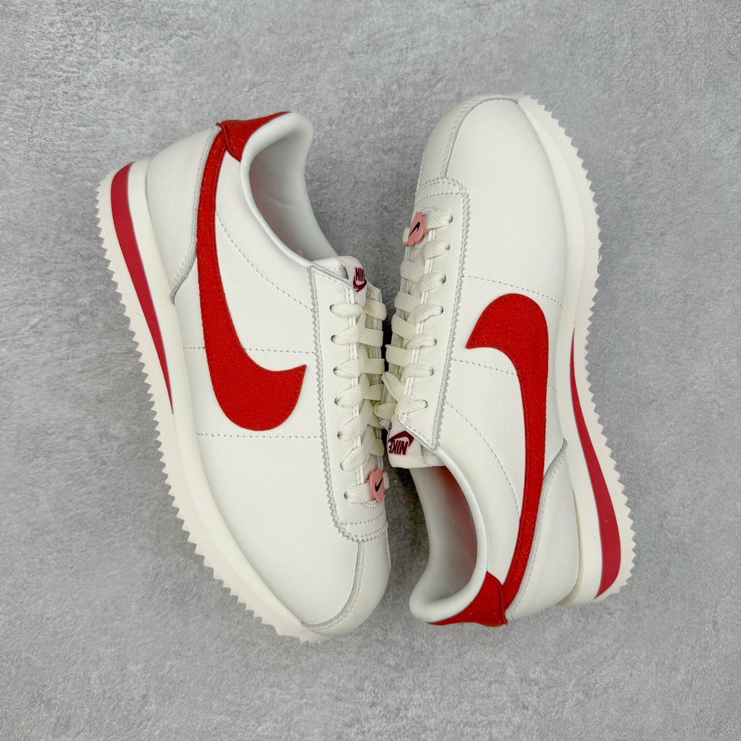 图片[3]-＃JC纯原 NK Classic Cortez Leather 阿甘复古初代皮革慢跑鞋 FZ5167-133 实体平台指令订单 全套原纸板楦头开发 原厂数据大底磨具 一比一鞋头弧度高度鞋身弧度 细节品控鞋型随意对比 正确烫金高频细节 公司级标准检验QC 区分市面一切版本 完美复刻阿甘复古鞋型 尺码：35.5 36 36.5 37.5 38 38.5 39 40 40.5 41 42 42.5 43 44 45-选品中心