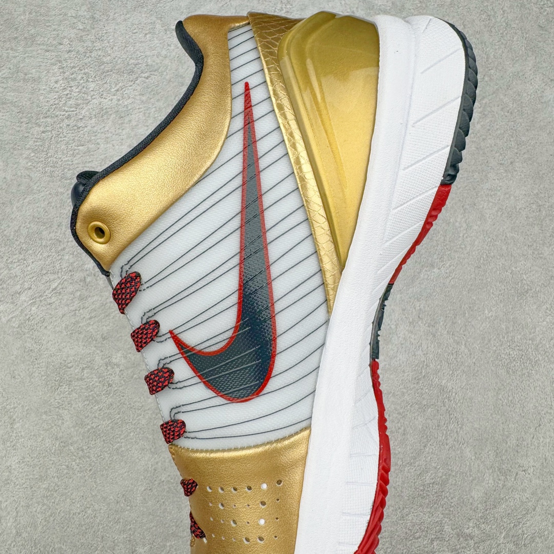 图片[7]-＃JC纯原 NK Zoom Kobe 4 科比四代 奥运会白黑金 FQ3544-100 一个月返厂/换新售后服务 支持各种实战 全套原纸板楦头开发 原档数据私模唯一正确组合大底 高压Zoom Turbo气垫➕后掌EVA缓震 实战配置直接拉满 原楦纸板开发 鞋身流线型、后跟塑形 区分土肥圆 原档数据3D打印 鞋面细节匹配原版 全身鞋材卡料色独家定制 正确喷漆 SWOOSH NK专利Flyknit飞线科技 给予鞋身足够抗扭矩力 真实底模最大48.5 实战利器 尺码：40 40.5 41 42 42.5 43 44 44.5 45 46 47.5 48.5 （脚宽、脚胖 建议买大半码）-选品中心