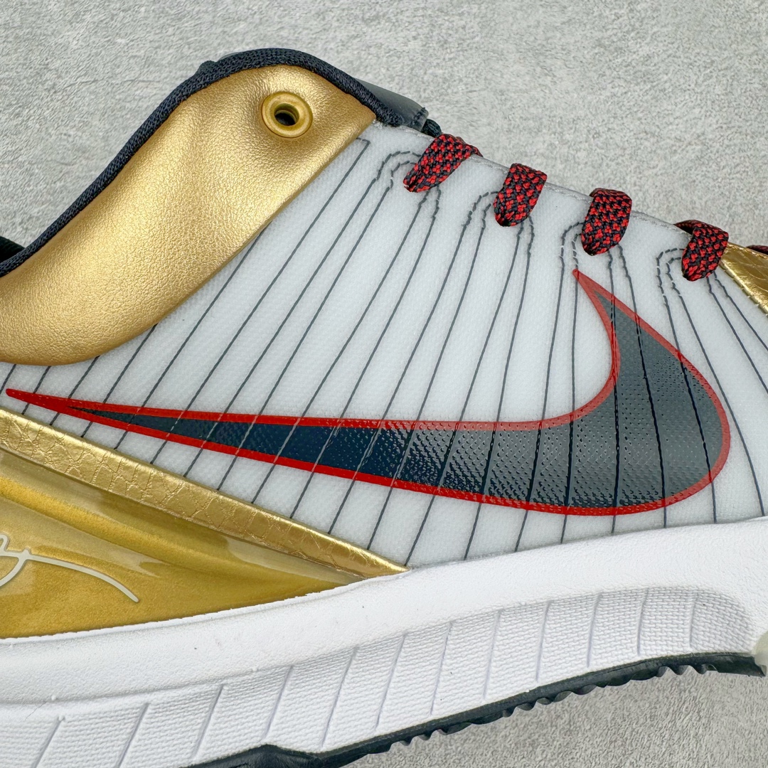 图片[15]-＃JC纯原 NK Zoom Kobe 4 科比四代 奥运会白黑金 FQ3544-100 一个月返厂/换新售后服务 支持各种实战 全套原纸板楦头开发 原档数据私模唯一正确组合大底 高压Zoom Turbo气垫➕后掌EVA缓震 实战配置直接拉满 原楦纸板开发 鞋身流线型、后跟塑形 区分土肥圆 原档数据3D打印 鞋面细节匹配原版 全身鞋材卡料色独家定制 正确喷漆 SWOOSH NK专利Flyknit飞线科技 给予鞋身足够抗扭矩力 真实底模最大48.5 实战利器 尺码：40 40.5 41 42 42.5 43 44 44.5 45 46 47.5 48.5 （脚宽、脚胖 建议买大半码）-选品中心