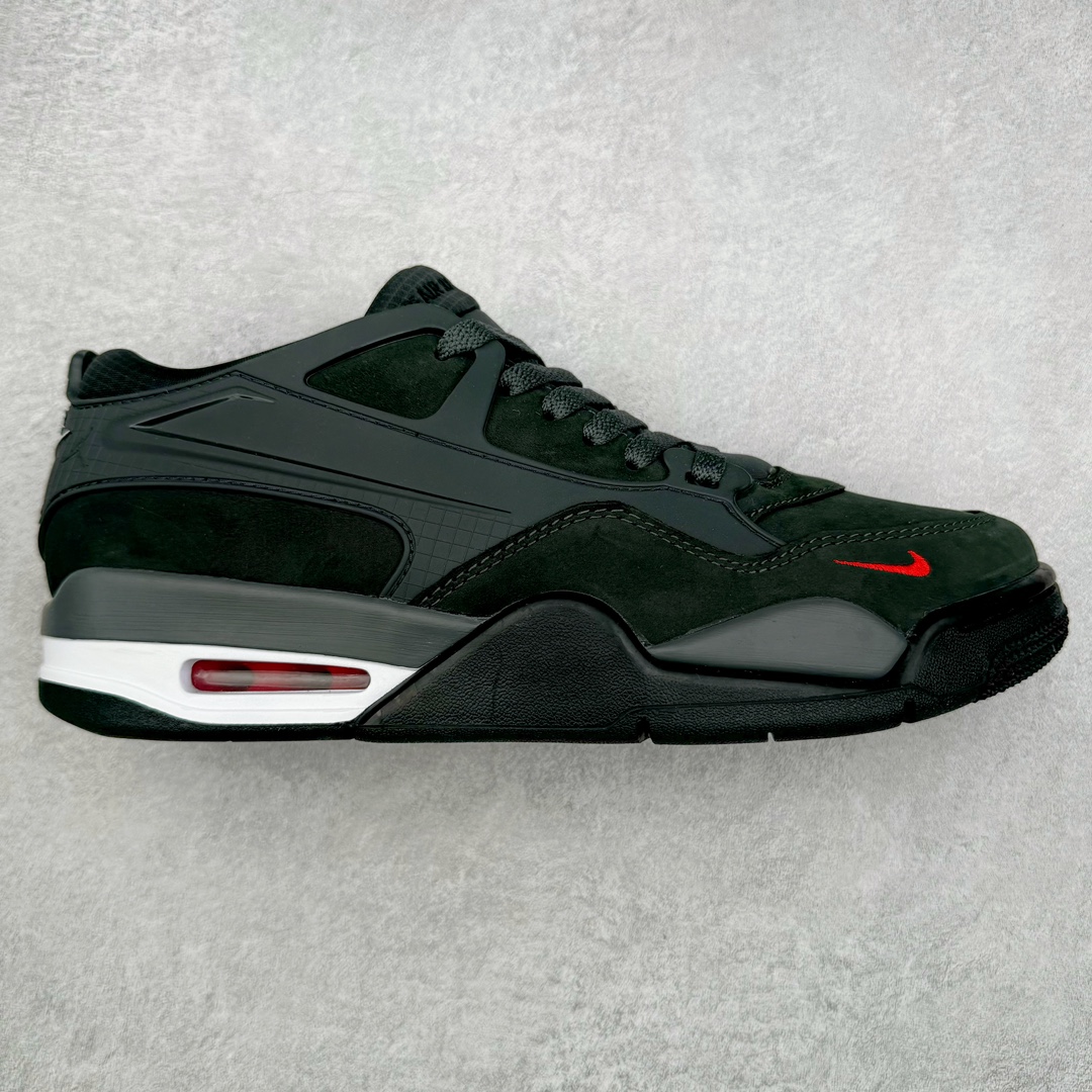 ＃Lw纯原 Air Jordan AJ4 RM 重制版低帮复古篮球鞋 HF4334-004 采用了低帮的设计 并保留了众多AJ4的经典元素 鞋身以皮革、麂皮材质拼接打造 AJ4经典的TPU材质延伸至后跟 增强鞋款稳定性 而鞋身侧面的网格设计则被取消 尾部的NIKE AIR标志也得到保留 并同时带有飞人logo 中底部分同样搭载了可视AIR气垫 鞋底采用米白色中底和外底呈现 为整个设计收尾 尺码：36 36.5 37.5 38 38.5 39 40 40.5 41 42 42.5 43 44 44.5 45 46 47.5-选品中心