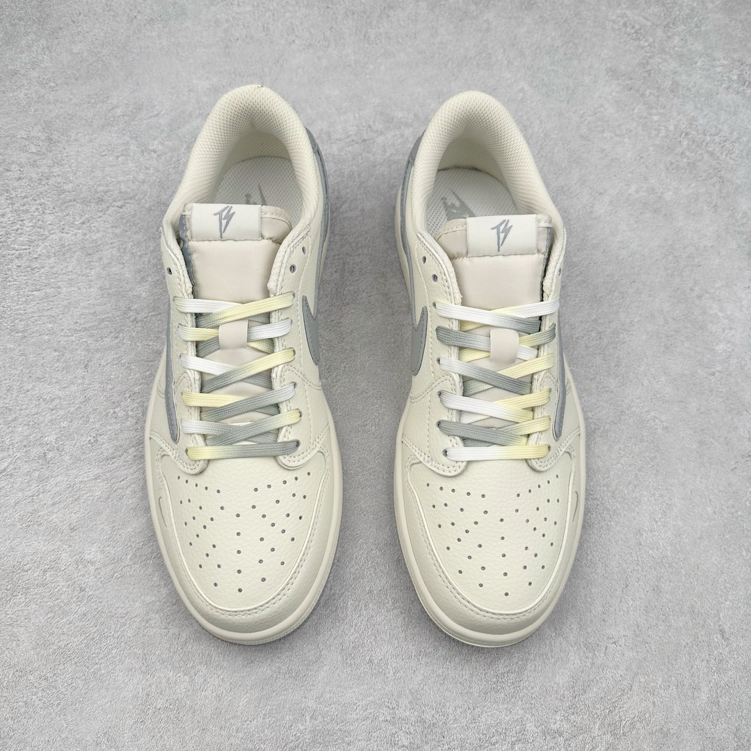 图片[2]-TS x Air Jordan AJ1 Low 倒钩低帮联名定制配色 DM7866-021 原厂内置气垫魔块 A模大底 头层小牛皮 鞋舌AJ原厂专用牛津布+AJ专用反口珍珠布+原厂无杂质高弹内里海棉+特殊封边弹力鞋带 尺码：36 36.5 37.5 38 38.5 39 40 40.5 41 42 42.5 43 44 44.5 45 46 47.5-选品中心