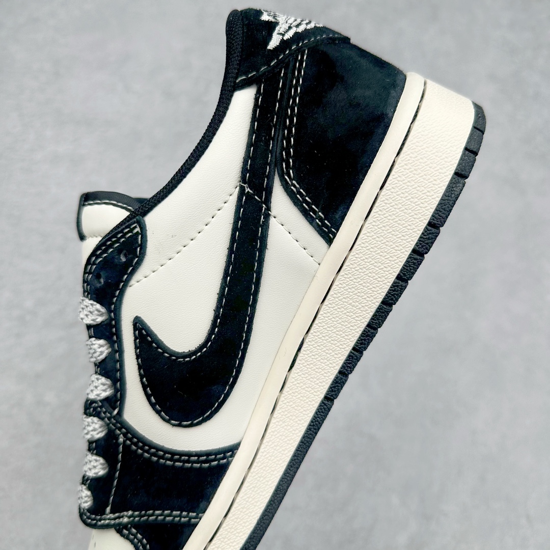 图片[7]-TS x Air Jordan AJ1 Low 倒钩低帮联名定制配色 XZ3368-555 原厂内置气垫魔块 A模大底 头层小牛皮 鞋舌AJ原厂专用牛津布+AJ专用反口珍珠布+原厂无杂质高弹内里海棉+特殊封边弹力鞋带 尺码：36 36.5 37.5 38 38.5 39 40 40.5 41 42 42.5 43 44 44.5 45 46 47.5-选品中心