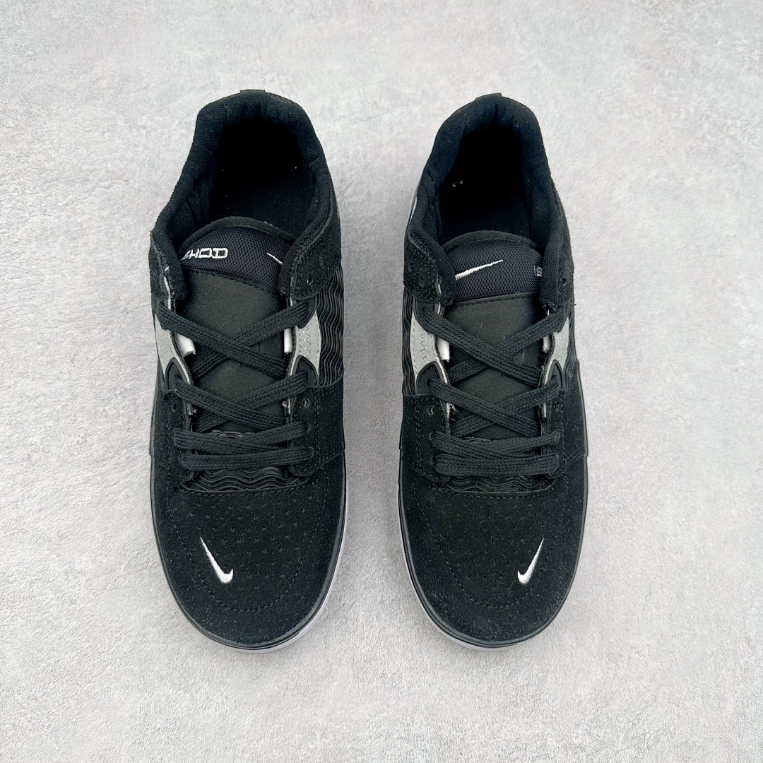 图片[2]-NK SB Ishod 翻毛皮织物小倒钩防滑耐磨轻便 低帮板鞋 在绒面革的鞋身上 波浪纹的网布材质出现在侧身和鞋舌位置 似乎结合了 Ishod Wair 最为喜爱的汽车元素 另外为提升舒适性能 后跟位置加入海绵凸起材质 鞋底注入 React 气垫缓震技术 为增加保护性能 中底位置还融入一圈 TPU 元素 在鞋身设计元素中 鞋帮位置出现了倒钩 Swoosh Logo 鞋头位置的迷你 Swoosh 标志彰显细节 最后鞋舌与后跟位置的 Ishod 和 SB 彰显个人签名滑板鞋款 尺码：36 36.5 37.5 38 38.5 39 40 40.5 41 42 42.5 43 44 44.5 45-选品中心