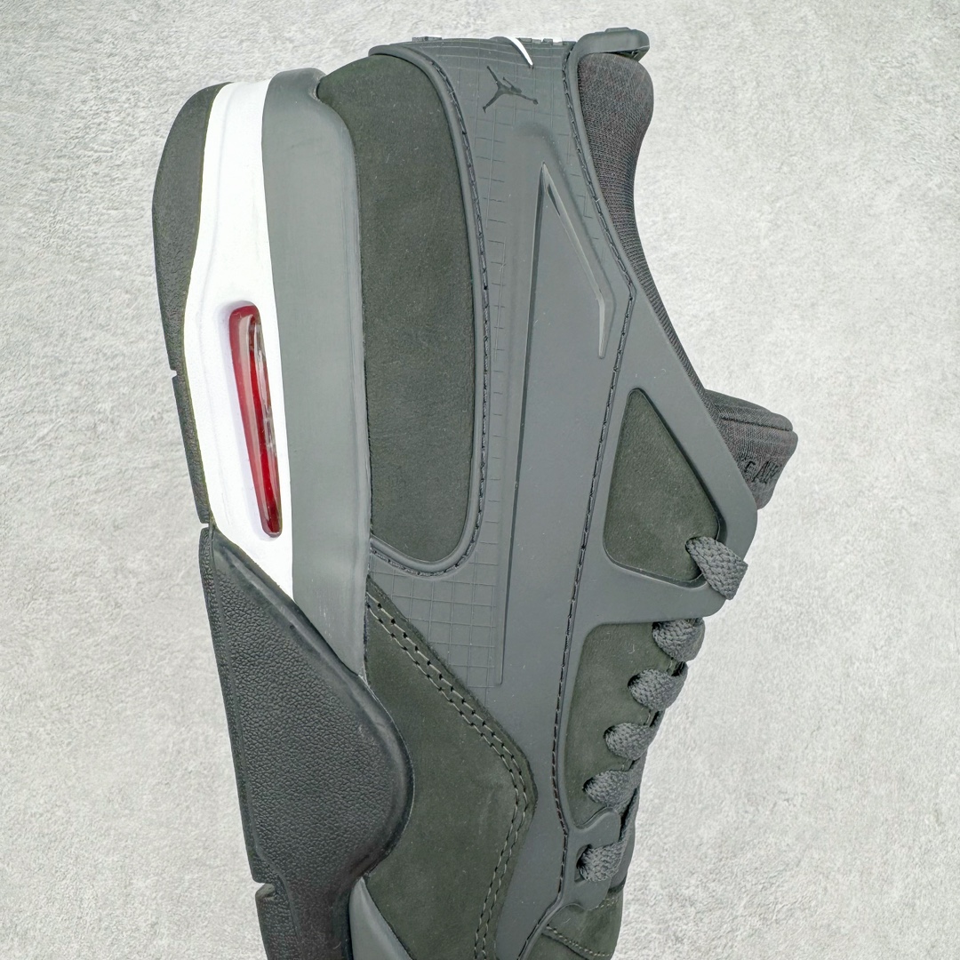 图片[6]-＃Lw纯原 Air Jordan AJ4 RM 重制版低帮复古篮球鞋 HF4334-004 采用了低帮的设计 并保留了众多AJ4的经典元素 鞋身以皮革、麂皮材质拼接打造 AJ4经典的TPU材质延伸至后跟 增强鞋款稳定性 而鞋身侧面的网格设计则被取消 尾部的NIKE AIR标志也得到保留 并同时带有飞人logo 中底部分同样搭载了可视AIR气垫 鞋底采用米白色中底和外底呈现 为整个设计收尾 尺码：36 36.5 37.5 38 38.5 39 40 40.5 41 42 42.5 43 44 44.5 45 46 47.5-选品中心