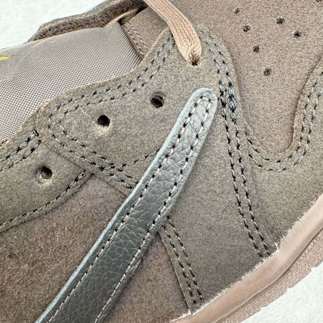 图片[16]-＃Ljr特供 Travis Scott x Air Jordan AJ1 Low OG SP TS联名倒钩9.0低帮 黑棕 DM7688-202 全新改良批次 圈内最强倒钩系列 恪守真诚 承诺混一赔十 高端零售裸鞋圈特供批次 产品品控稳定性领先行业 SZ原厂全套原楦原纸板冲刀磨具开发 原厂皮料加持 原厂港宝加持定型后跟R度完美 同源原厂电绣 鬼脸飞翼针数密度立体效果一致 百分百一致原鞋 原厂拉帮工艺 针距密度一致 后跟弧度收口自然不对折 极致一眼正品既视感 进口玻璃冲刀皮料裁剪零毛边 全鞋电脑针车工艺 品控清洁度最高QC检验标准 免检产品 原厂订购鞋盒、鞋标、防尘纸、鞋撑、鞋带 追求极致的原厂味道 尺码：36 36.5 37.5 38 38.5 39 40 40.5 41 42 42.5 43 44 44.5 45 45.5 46 47.5 48.5-选品中心