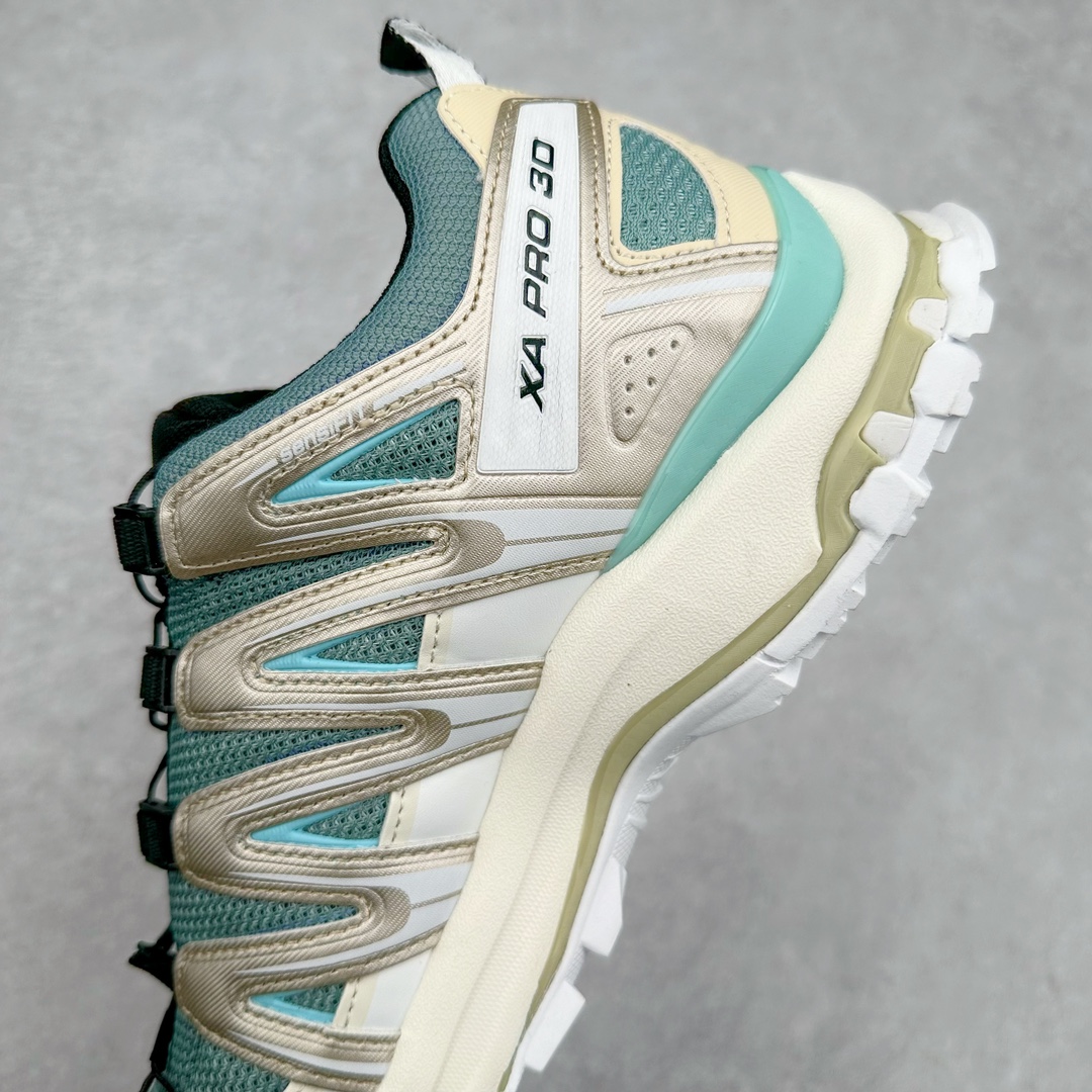 图片[7]-＃B版 SALOMON XA Pro 3D ADV 萨洛蒙潮流越野机能户外功能鞋 纯原外贸平台特供订单 耗时半年巨作 全套原纸板楦头开发 原厂特供网布配套加持 确保原汁原味 完美呈现版型 原档数据独家私模五层组合大底 原装Ortholite轻量化鞋垫 中底布带钢印编号 原厂TPU锁扣 进口港宝加持 后跟自然饱满 还原公司包裹性 鞋面采用SENSIFT贴合技术 全方位贴合包裹脚型 鞋跟部鞋底牵引设计 提供强大的抓地性能 更适应野外崎岖不平的道路 其3D ADVANCED CHASSIS底盘 材料轻量大化 钉齿设计更具稳定性 防护性 鞋底易磨损区运用CONTAGRIP高耐磨材料 应对城市硬质路面长距离跑考验 尺码：36 36.5 37.5 38 38.5 39 40 40.5 41 42 42.5 43 44 44.5 45 46.5-选品中心