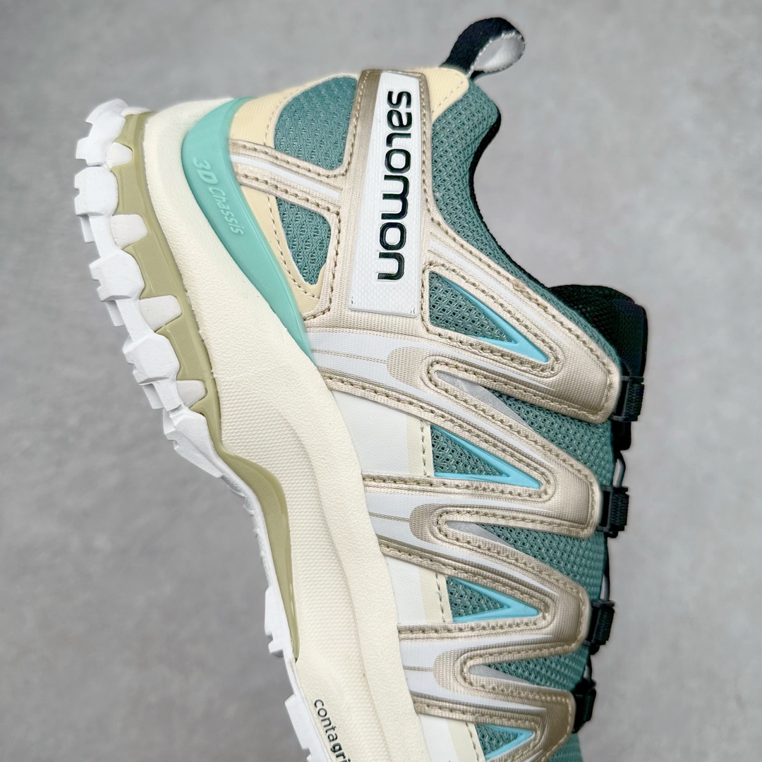 图片[6]-＃B版 SALOMON XA Pro 3D ADV 萨洛蒙潮流越野机能户外功能鞋 纯原外贸平台特供订单 耗时半年巨作 全套原纸板楦头开发 原厂特供网布配套加持 确保原汁原味 完美呈现版型 原档数据独家私模五层组合大底 原装Ortholite轻量化鞋垫 中底布带钢印编号 原厂TPU锁扣 进口港宝加持 后跟自然饱满 还原公司包裹性 鞋面采用SENSIFT贴合技术 全方位贴合包裹脚型 鞋跟部鞋底牵引设计 提供强大的抓地性能 更适应野外崎岖不平的道路 其3D ADVANCED CHASSIS底盘 材料轻量大化 钉齿设计更具稳定性 防护性 鞋底易磨损区运用CONTAGRIP高耐磨材料 应对城市硬质路面长距离跑考验 尺码：36 36.5 37.5 38 38.5 39 40 40.5 41 42 42.5 43 44 44.5 45 46.5-选品中心