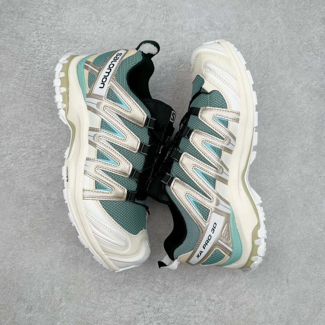 图片[3]-＃B版 SALOMON XA Pro 3D ADV 萨洛蒙潮流越野机能户外功能鞋 纯原外贸平台特供订单 耗时半年巨作 全套原纸板楦头开发 原厂特供网布配套加持 确保原汁原味 完美呈现版型 原档数据独家私模五层组合大底 原装Ortholite轻量化鞋垫 中底布带钢印编号 原厂TPU锁扣 进口港宝加持 后跟自然饱满 还原公司包裹性 鞋面采用SENSIFT贴合技术 全方位贴合包裹脚型 鞋跟部鞋底牵引设计 提供强大的抓地性能 更适应野外崎岖不平的道路 其3D ADVANCED CHASSIS底盘 材料轻量大化 钉齿设计更具稳定性 防护性 鞋底易磨损区运用CONTAGRIP高耐磨材料 应对城市硬质路面长距离跑考验 尺码：36 36.5 37.5 38 38.5 39 40 40.5 41 42 42.5 43 44 44.5 45 46.5-选品中心