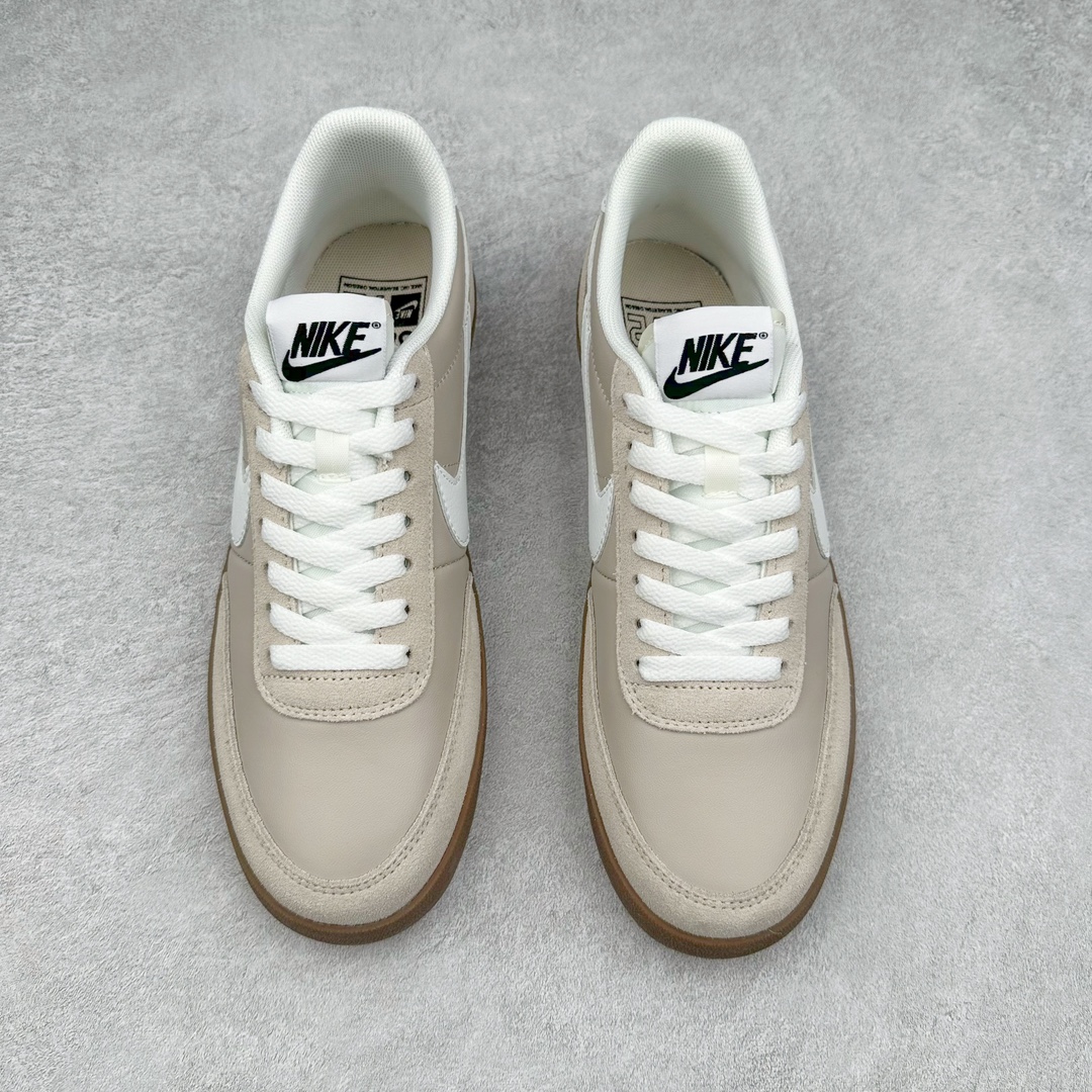 图片[2]-J.Crew x NK Killshot II Leather 联名复古板鞋 HF4261-299 采用米白色皮革制作鞋身 Swoosh 点缀其中 最后搭载棕色生胶大底 流露出满满的复古气气息 尺码：36 36.5 37.5 38 38.5 39 40 40.5 41 42 42.5 43 44-选品中心