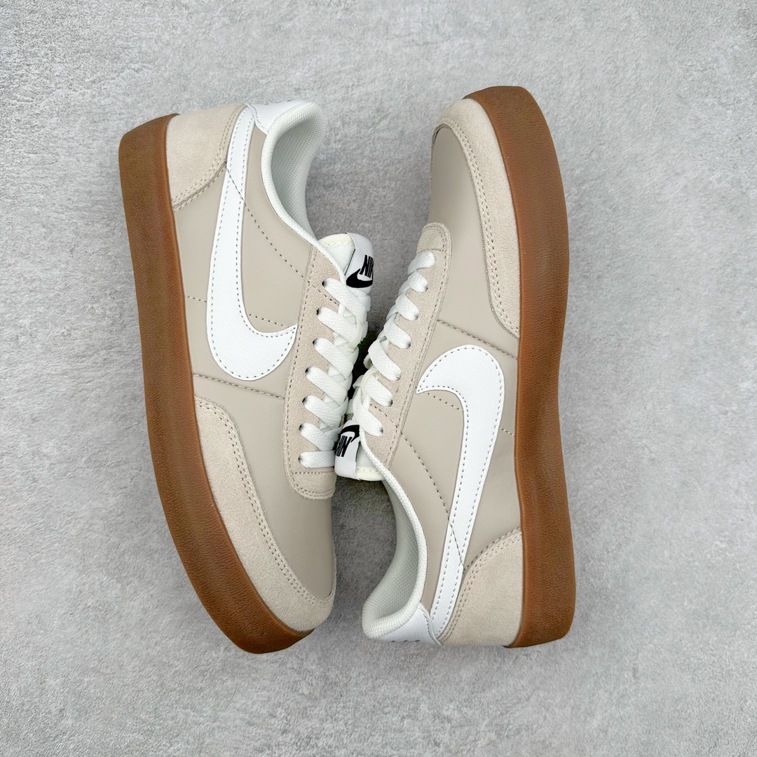 图片[3]-J.Crew x NK Killshot II Leather 联名复古板鞋 HF4261-299 采用米白色皮革制作鞋身 Swoosh 点缀其中 最后搭载棕色生胶大底 流露出满满的复古气气息 尺码：36 36.5 37.5 38 38.5 39 40 40.5 41 42 42.5 43 44-选品中心