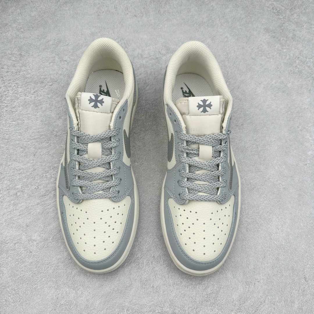 图片[2]-TS x Air Jordan AJ1 Low 倒钩低帮联名定制配色 DM7866-013 原厂内置气垫魔块 A模大底 头层小牛皮 鞋舌AJ原厂专用牛津布+AJ专用反口珍珠布+原厂无杂质高弹内里海棉+特殊封边弹力鞋带 尺码：36 36.5 37.5 38 38.5 39 40 40.5 41 42 42.5 43 44 44.5 45 46 47.5-选品中心