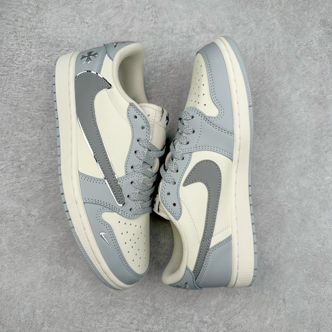 图片[3]-TS x Air Jordan AJ1 Low 倒钩低帮联名定制配色 DM7866-013 原厂内置气垫魔块 A模大底 头层小牛皮 鞋舌AJ原厂专用牛津布+AJ专用反口珍珠布+原厂无杂质高弹内里海棉+特殊封边弹力鞋带 尺码：36 36.5 37.5 38 38.5 39 40 40.5 41 42 42.5 43 44 44.5 45 46 47.5-选品中心