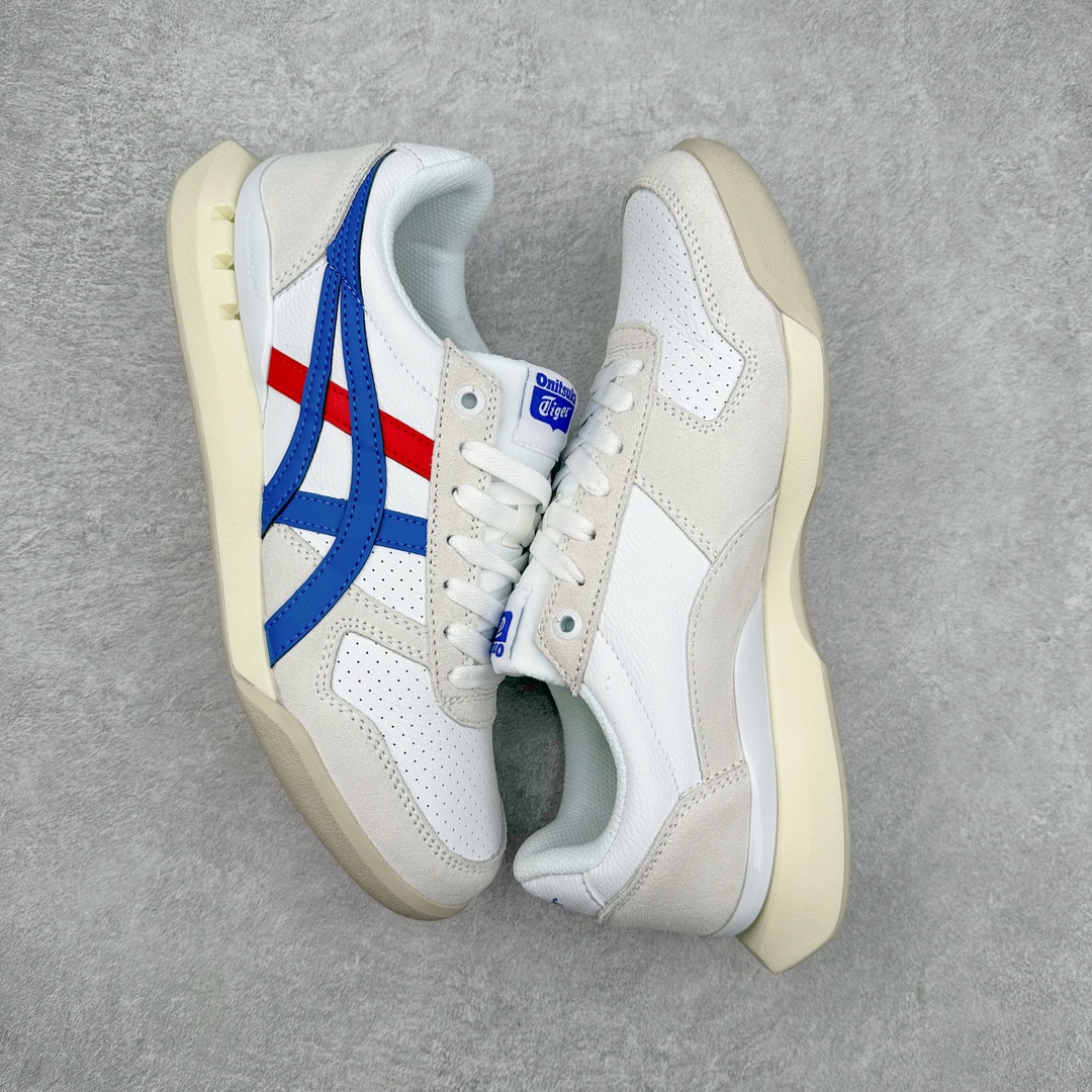 图片[3]-Asics Onitsuka Tiger Ultimate 81 EX 亚瑟士终极系列低帮复古风百搭皮革休闲运动慢跑鞋 采用软质荔枝纹牛培皮鞋面材质 配置OrthoLite鞋垫 轻质Eva缓震组合耐磨橡胶外底 Onitsuka Tiger 鬼塚虎 ULTIMATE 81EX 1183B510 中性款运动鞋 鞋跟底部的缓震孔设计以及TPU后跟保护片强化稳定性 造就合乎新时代高性能运动鞋标准的现代鞋款 牛皮革鞋面 FLYTEFOAM Propel中底增强缓震性与回弹性 鞋跟处采用fuzeGEL缓震胶科技 强化缓震 OrthoLite鞋垫 进一步强化缓震Gel-Kayano超轻量专业运动慢跑鞋 货号：1183B510-103 尺码：36-45-选品中心