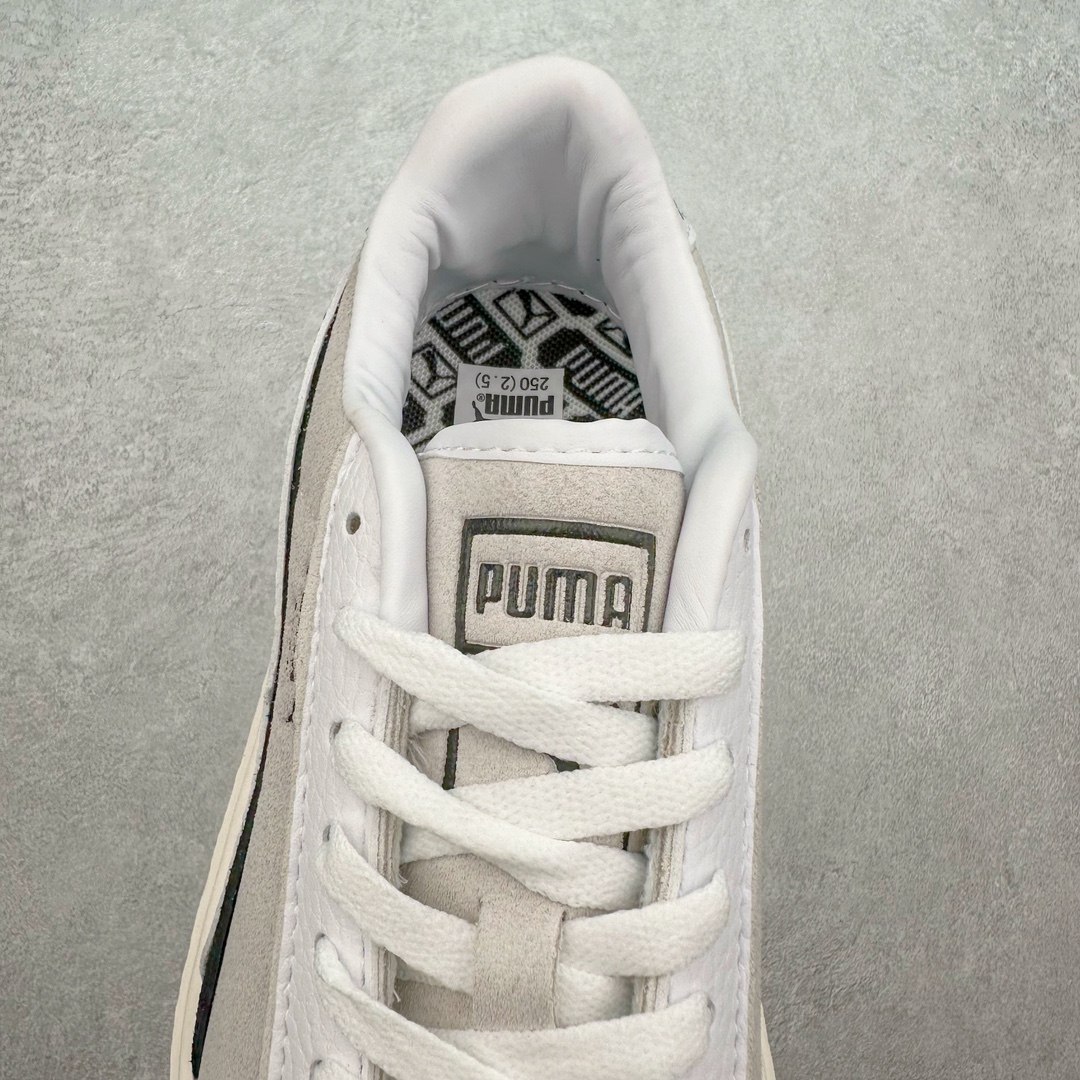 图片[5]-PUMA Suede Platform 彪马三明治厚底金标男女款复古休闲鞋增高运动鞋松糕跟板鞋 整双鞋款以经典的PUMA Suede鞋面为基底 采用高级麂皮材质打造 质感满载 鞋侧的金色烫印PUMA Logo引人瞩目 时尚有型 特色之一的加厚橡胶鞋底 让你默默长高3公分 以品牌经典的 Suede 为设计原型 耀眼奢华个性十足 超多明星、博主都在穿 尺码：36 36.5 37 37.5 38 38.5 39 40 40.5 41 42 42.5 43 44 45-选品中心