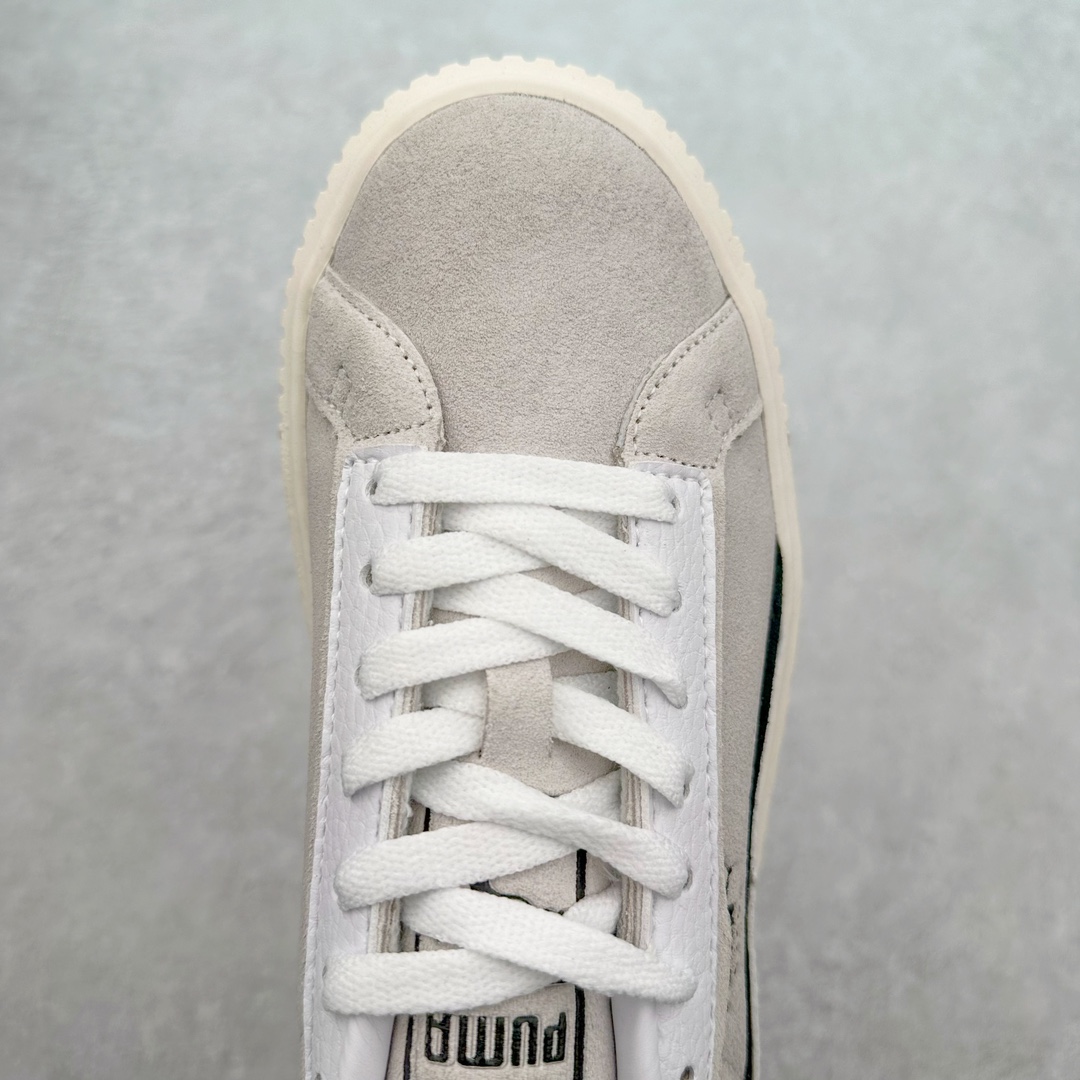 图片[4]-PUMA Suede Platform 彪马三明治厚底金标男女款复古休闲鞋增高运动鞋松糕跟板鞋 整双鞋款以经典的PUMA Suede鞋面为基底 采用高级麂皮材质打造 质感满载 鞋侧的金色烫印PUMA Logo引人瞩目 时尚有型 特色之一的加厚橡胶鞋底 让你默默长高3公分 以品牌经典的 Suede 为设计原型 耀眼奢华个性十足 超多明星、博主都在穿 尺码：36 36.5 37 37.5 38 38.5 39 40 40.5 41 42 42.5 43 44 45-选品中心