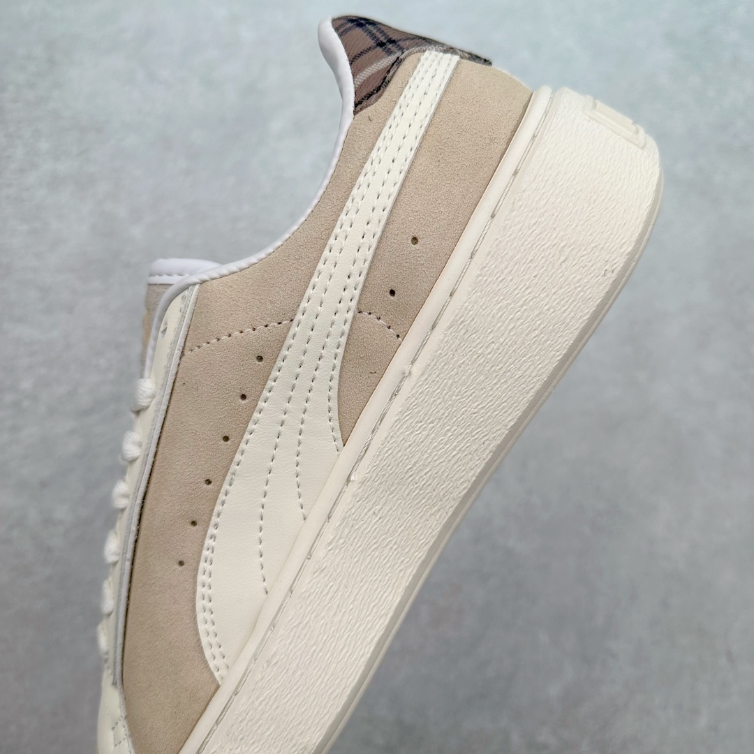 图片[7]-PUMA Suede Platform 彪马三明治厚底金标男女款复古休闲鞋增高运动鞋松糕跟板鞋 整双鞋款以经典的PUMA Suede鞋面为基底 采用高级麂皮材质打造 质感满载 鞋侧的金色烫印PUMA Logo引人瞩目 时尚有型 特色之一的加厚橡胶鞋底 让你默默长高3公分 以品牌经典的 Suede 为设计原型 耀眼奢华个性十足 超多明星、博主都在穿 尺码：36 36.5 37 37.5 38 38.5 39 40 40.5 41 42 42.5 43 44 45-选品中心