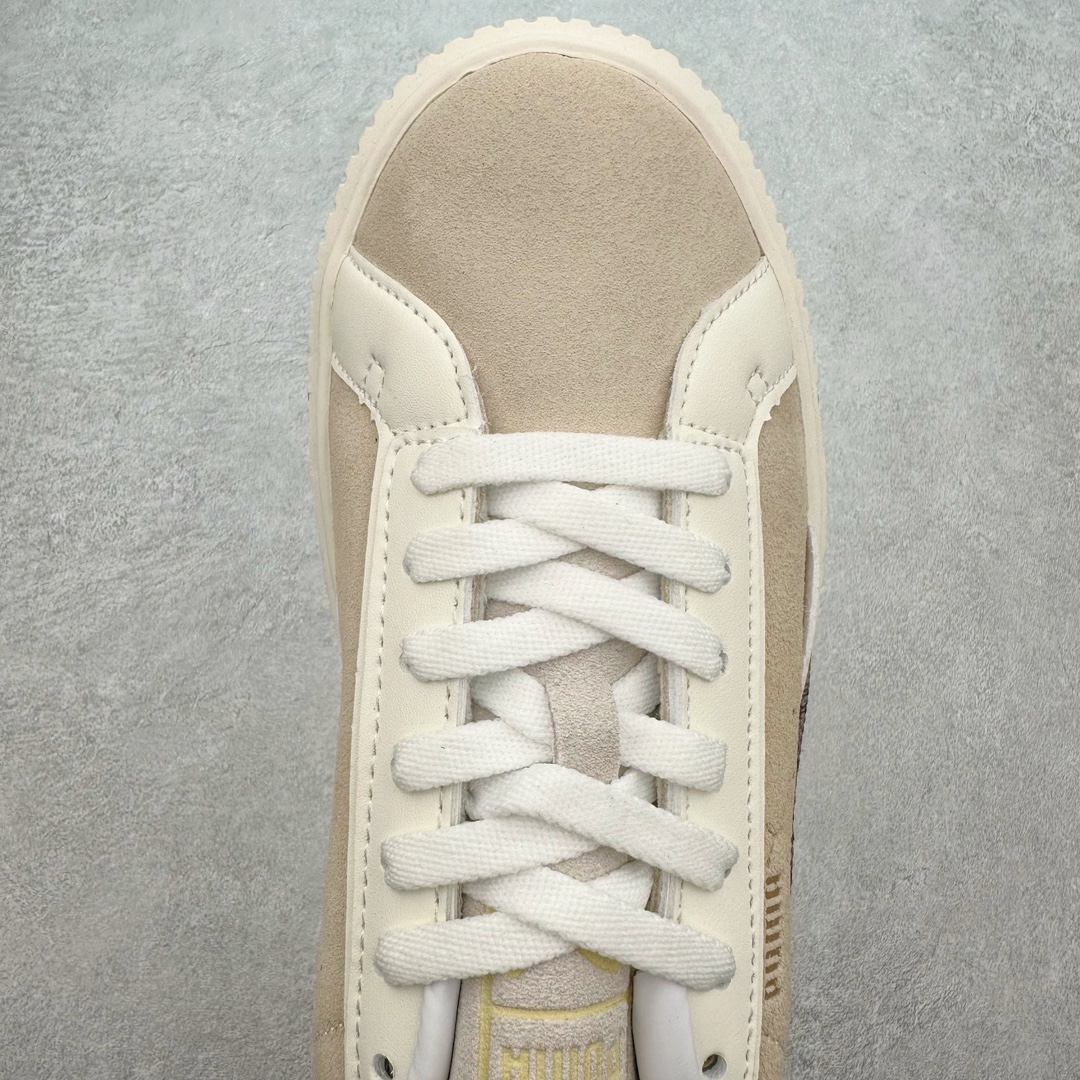 图片[4]-PUMA Suede Platform 彪马三明治厚底金标男女款复古休闲鞋增高运动鞋松糕跟板鞋 整双鞋款以经典的PUMA Suede鞋面为基底 采用高级麂皮材质打造 质感满载 鞋侧的金色烫印PUMA Logo引人瞩目 时尚有型 特色之一的加厚橡胶鞋底 让你默默长高3公分 以品牌经典的 Suede 为设计原型 耀眼奢华个性十足 超多明星、博主都在穿 尺码：36 36.5 37 37.5 38 38.5 39 40 40.5 41 42 42.5 43 44 45-选品中心