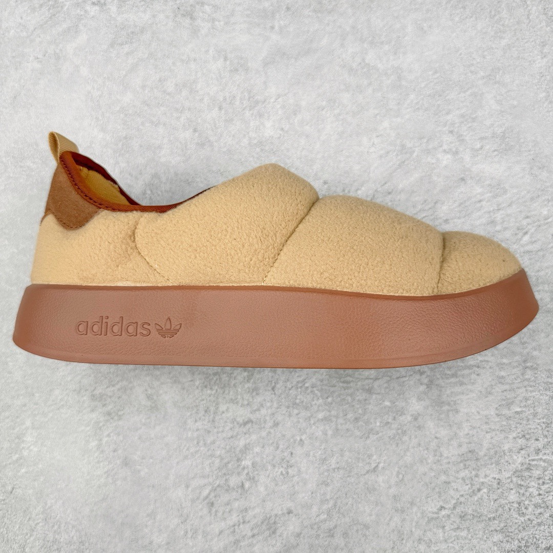 图片[8]-＃TS纯原 AD Originals Puffylette 一脚蹬袜套防水保暖面包鞋运动鞋 鞋面采用带有柔软内衬的编织材质制成 搭配鞋头显眼的 Three Stripes 图样 鞋跟与鞋垫亦有 Trefoil Logo 往下延伸则是搭载带有品牌标志的中底和橡胶外底 Originals Puffylette 首发配色为黑白主题配色 全新套穿式鞋款 Puffylette 释出 有柔软内衬的编织材质制成 搭配鞋头显眼的 Three Stripes 图样 尺码：36 36.5 37 38 38.5 39 40 40.5 41 42 42.5 43 44 44.5 45-选品中心