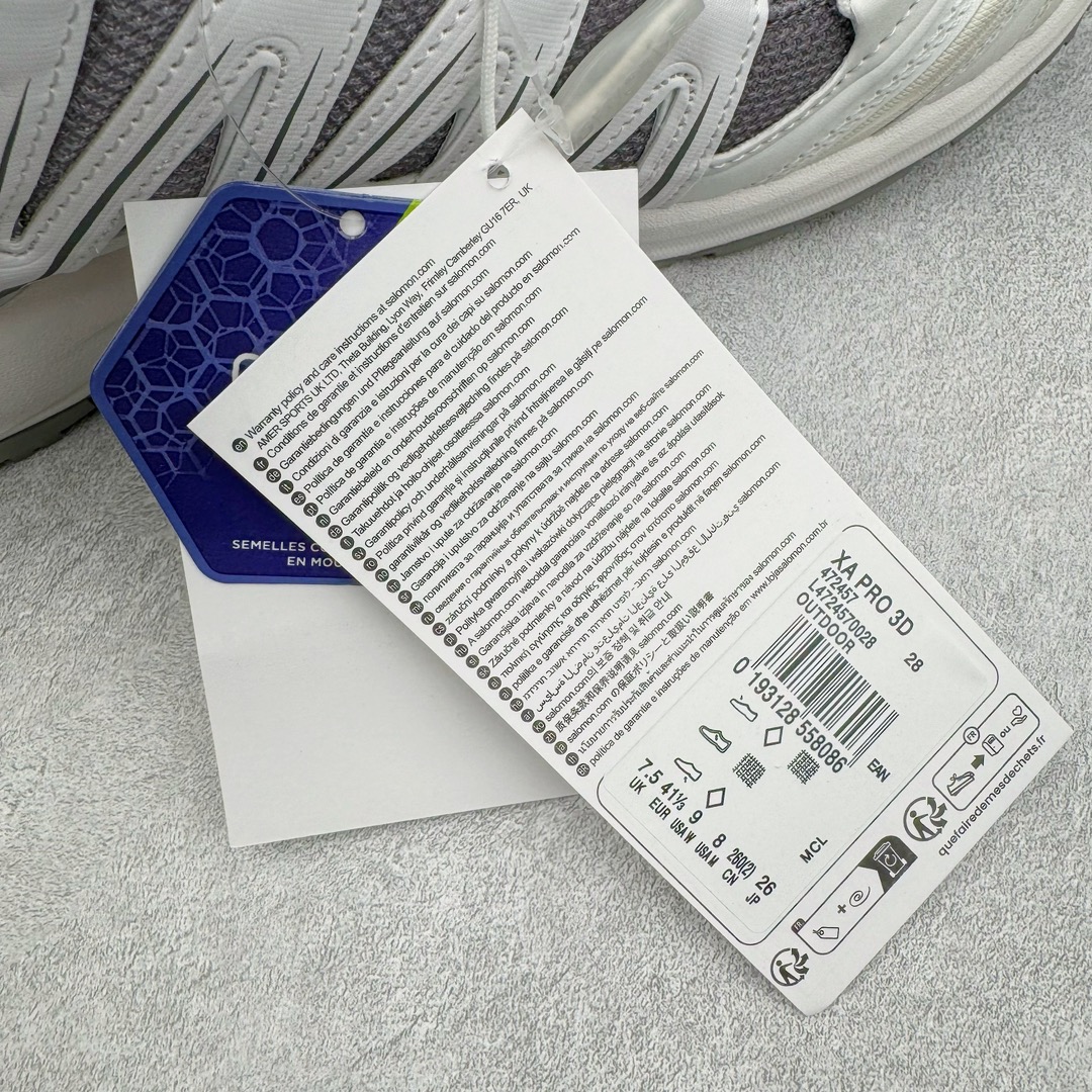 图片[10]-＃B版 SALOMON XA Pro 3D ADV 萨洛蒙潮流越野机能户外功能鞋 纯原外贸平台特供订单 耗时半年巨作 全套原纸板楦头开发 原厂特供网布配套加持 确保原汁原味 完美呈现版型 原档数据独家私模五层组合大底 原装Ortholite轻量化鞋垫 中底布带钢印编号 原厂TPU锁扣 进口港宝加持 后跟自然饱满 还原公司包裹性 鞋面采用SENSIFT贴合技术 全方位贴合包裹脚型 鞋跟部鞋底牵引设计 提供强大的抓地性能 更适应野外崎岖不平的道路 其3D ADVANCED CHASSIS底盘 材料轻量大化 钉齿设计更具稳定性 防护性 鞋底易磨损区运用CONTAGRIP高耐磨材料 应对城市硬质路面长距离跑考验 尺码：36 36.5 37.5 38 38.5 39 40 40.5 41 42 42.5 43 44 44.5 45 46.5-选品中心