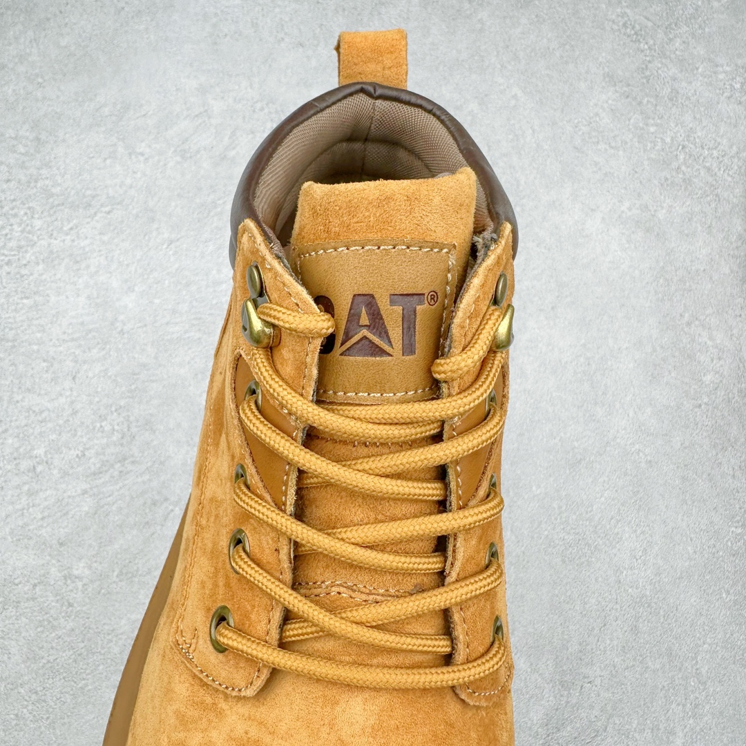 图片[5]-＃特价福利 CAT卡特 硬汉推土机品牌经典百搭户外中帮休闲大黄靴系列 广东大厂品质 官网常年主打款 时尚潮流搭配 面料釆用意大利进口磨砂牛皮 全鞋真牛皮材料 大底到五金都是代工厂原材料制作 好货不杀猪 首单质量严格把控 全套官网统一包装 今年冬季防寒户外专用 日常随意搭配 型男必备 尺码：39-44 (偏大一码)-选品中心