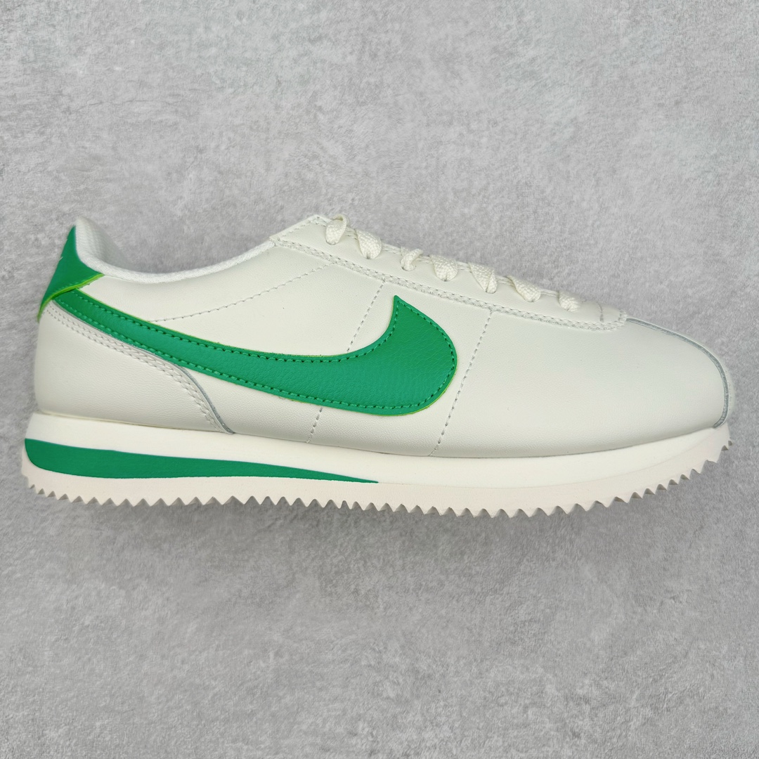 ＃JC纯原 NK Classic Cortez Leather 阿甘复古初代皮革慢跑鞋 DM4044-104 实体平台指令订单 全套原纸板楦头开发 原厂数据大底磨具 一比一鞋头弧度高度鞋身弧度 细节品控鞋型随意对比 正确烫金高频细节 公司级标准检验QC 区分市面一切版本 完美复刻阿甘复古鞋型 尺码：35.5 36 36.5 37.5 38 38.5 39 40 40.5 41 42 42.5 43 44 45-选品中心