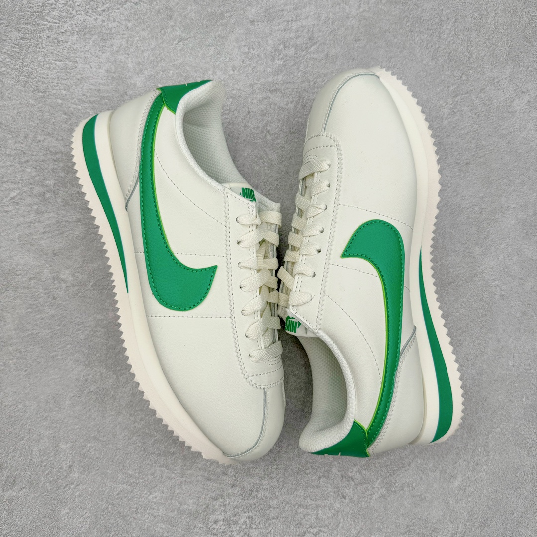 图片[3]-＃JC纯原 NK Classic Cortez Leather 阿甘复古初代皮革慢跑鞋 DM4044-104 实体平台指令订单 全套原纸板楦头开发 原厂数据大底磨具 一比一鞋头弧度高度鞋身弧度 细节品控鞋型随意对比 正确烫金高频细节 公司级标准检验QC 区分市面一切版本 完美复刻阿甘复古鞋型 尺码：35.5 36 36.5 37.5 38 38.5 39 40 40.5 41 42 42.5 43 44 45-选品中心