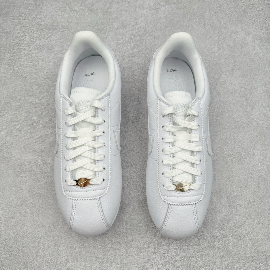 图片[2]-＃JC纯原 NK Classic Cortez Leather 阿甘复古初代皮革慢跑鞋 FB6877-100 实体平台指令订单 全套原纸板楦头开发 原厂数据大底磨具 一比一鞋头弧度高度鞋身弧度 细节品控鞋型随意对比 正确烫金高频细节 公司级标准检验QC 区分市面一切版本 完美复刻阿甘复古鞋型 尺码：35.5 36 36.5 37.5 38 38.5 39 40 40.5 41 42 42.5 43 44 45-选品中心