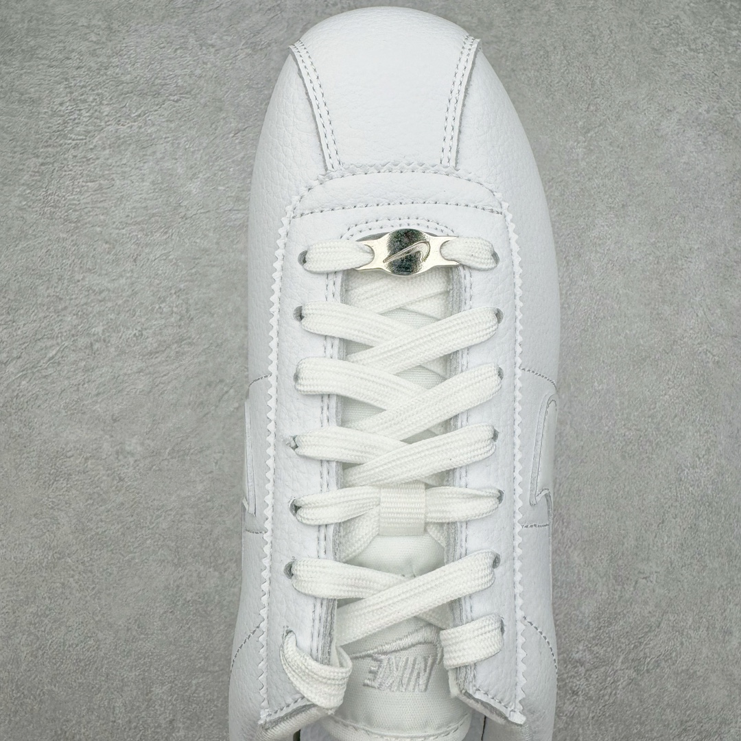 图片[4]-＃JC纯原 NK Classic Cortez Leather 阿甘复古初代皮革慢跑鞋 FB6877-100 实体平台指令订单 全套原纸板楦头开发 原厂数据大底磨具 一比一鞋头弧度高度鞋身弧度 细节品控鞋型随意对比 正确烫金高频细节 公司级标准检验QC 区分市面一切版本 完美复刻阿甘复古鞋型 尺码：35.5 36 36.5 37.5 38 38.5 39 40 40.5 41 42 42.5 43 44 45-选品中心