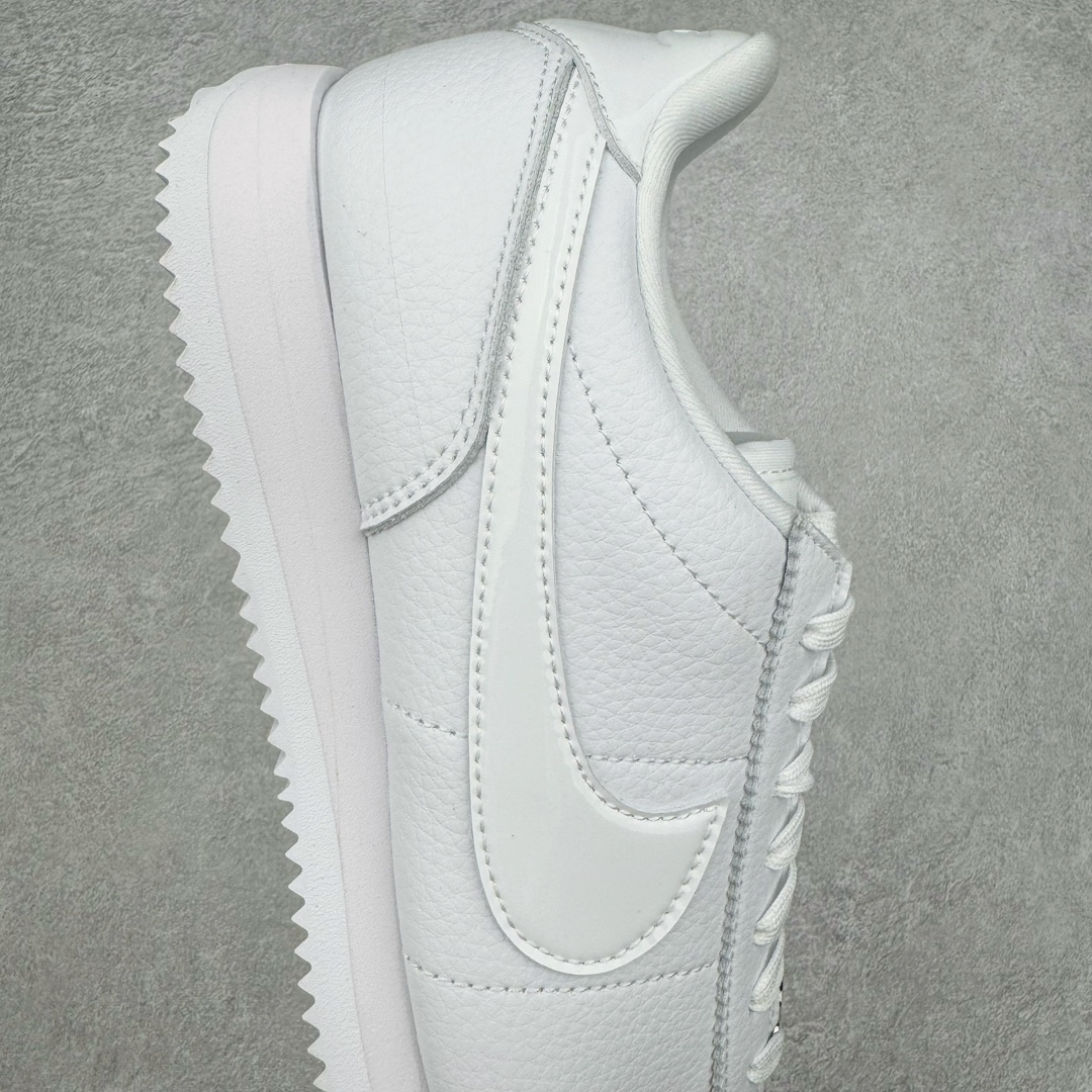 图片[6]-＃JC纯原 NK Classic Cortez Leather 阿甘复古初代皮革慢跑鞋 FB6877-100 实体平台指令订单 全套原纸板楦头开发 原厂数据大底磨具 一比一鞋头弧度高度鞋身弧度 细节品控鞋型随意对比 正确烫金高频细节 公司级标准检验QC 区分市面一切版本 完美复刻阿甘复古鞋型 尺码：35.5 36 36.5 37.5 38 38.5 39 40 40.5 41 42 42.5 43 44 45-选品中心