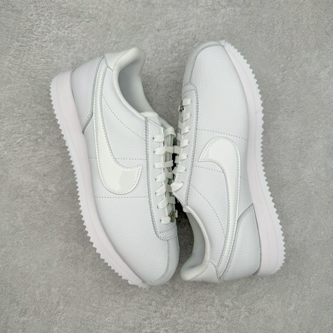 图片[3]-＃JC纯原 NK Classic Cortez Leather 阿甘复古初代皮革慢跑鞋 FB6877-100 实体平台指令订单 全套原纸板楦头开发 原厂数据大底磨具 一比一鞋头弧度高度鞋身弧度 细节品控鞋型随意对比 正确烫金高频细节 公司级标准检验QC 区分市面一切版本 完美复刻阿甘复古鞋型 尺码：35.5 36 36.5 37.5 38 38.5 39 40 40.5 41 42 42.5 43 44 45-选品中心