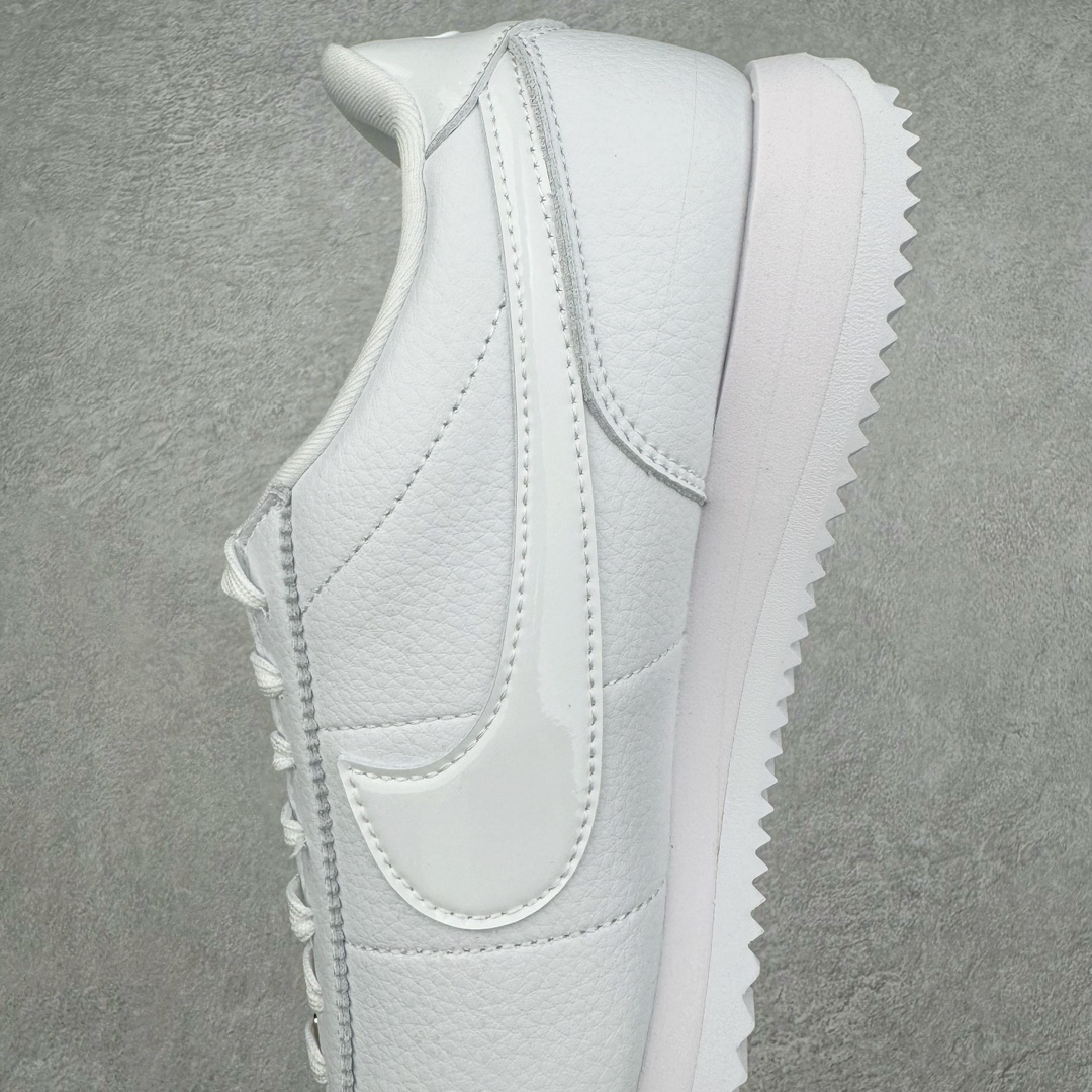 图片[7]-＃JC纯原 NK Classic Cortez Leather 阿甘复古初代皮革慢跑鞋 FB6877-100 实体平台指令订单 全套原纸板楦头开发 原厂数据大底磨具 一比一鞋头弧度高度鞋身弧度 细节品控鞋型随意对比 正确烫金高频细节 公司级标准检验QC 区分市面一切版本 完美复刻阿甘复古鞋型 尺码：35.5 36 36.5 37.5 38 38.5 39 40 40.5 41 42 42.5 43 44 45-选品中心