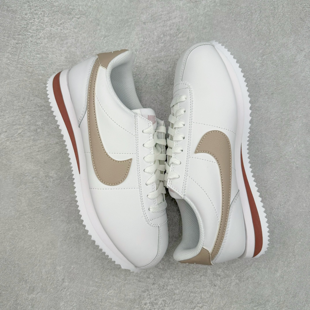 图片[3]-＃JC纯原 NK Classic Cortez Leather 阿甘复古初代皮革慢跑鞋 DN1791-105 实体平台指令订单 全套原纸板楦头开发 原厂数据大底磨具 一比一鞋头弧度高度鞋身弧度 细节品控鞋型随意对比 正确烫金高频细节 公司级标准检验QC 区分市面一切版本 完美复刻阿甘复古鞋型 尺码：35.5 36 36.5 37.5 38 38.5 39 40 40.5 41 42 42.5 43 44 45-选品中心