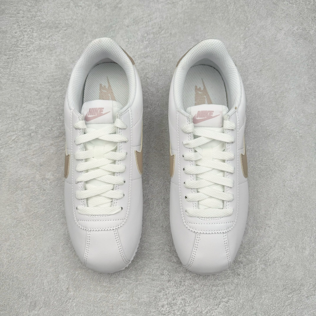 图片[2]-＃JC纯原 NK Classic Cortez Leather 阿甘复古初代皮革慢跑鞋 DN1791-105 实体平台指令订单 全套原纸板楦头开发 原厂数据大底磨具 一比一鞋头弧度高度鞋身弧度 细节品控鞋型随意对比 正确烫金高频细节 公司级标准检验QC 区分市面一切版本 完美复刻阿甘复古鞋型 尺码：35.5 36 36.5 37.5 38 38.5 39 40 40.5 41 42 42.5 43 44 45-选品中心